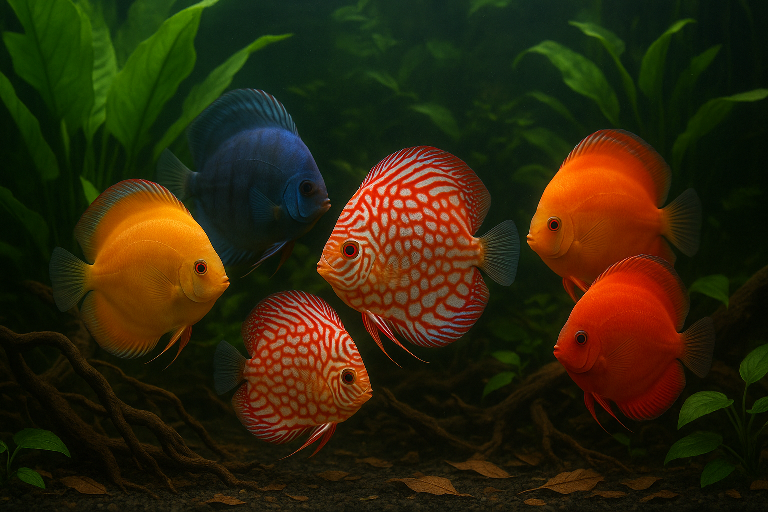 Pesce discus: guida all’allevamento di una delle specie più affascinanti dell’acquario