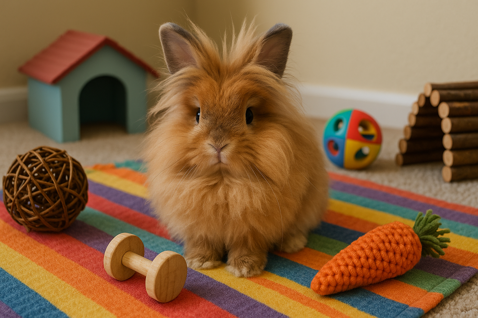 Coniglio testa di leone: consigli pratici per allevare una delle razze più amate