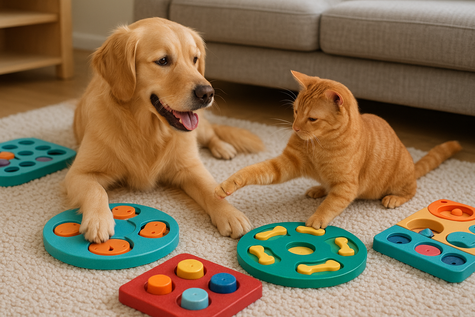 Animali domestici e giochi educativi: come scegliere e utilizzare puzzle e strategici per cani e gatti