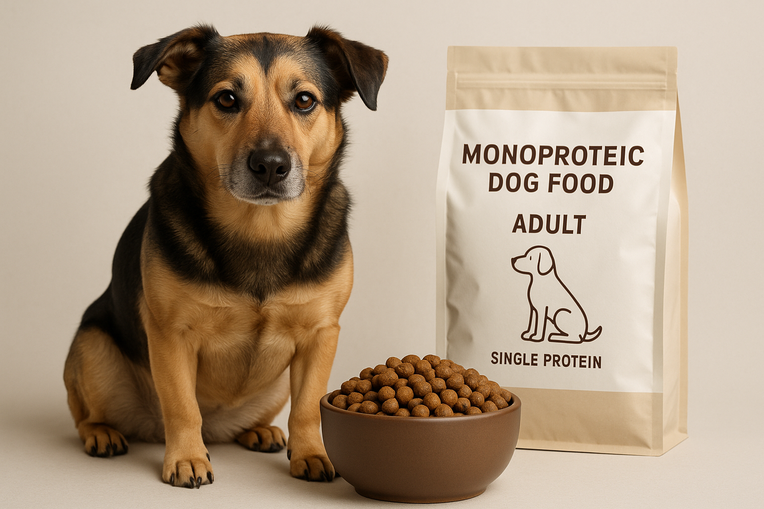 Crocchette monoproteiche per cani: a cosa servono e quando sceglierle