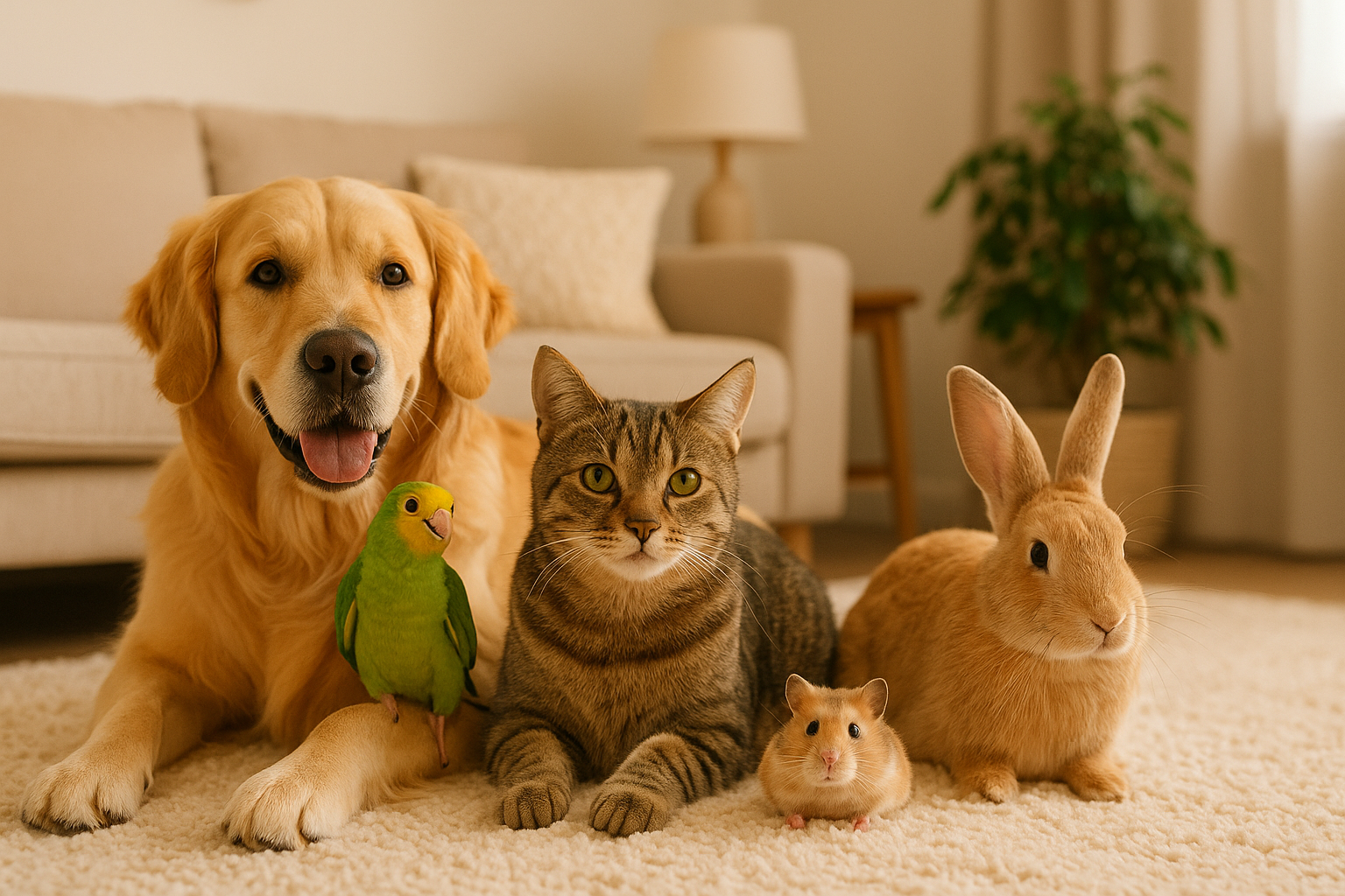 Vivere con diversi animali domestici: regole d’oro per la convivenza tra specie diverse in casa