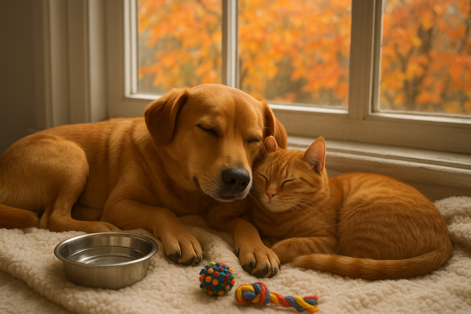 Animali domestici e gestione dell’autunno: routine, cambi di stagione e benessere in casa