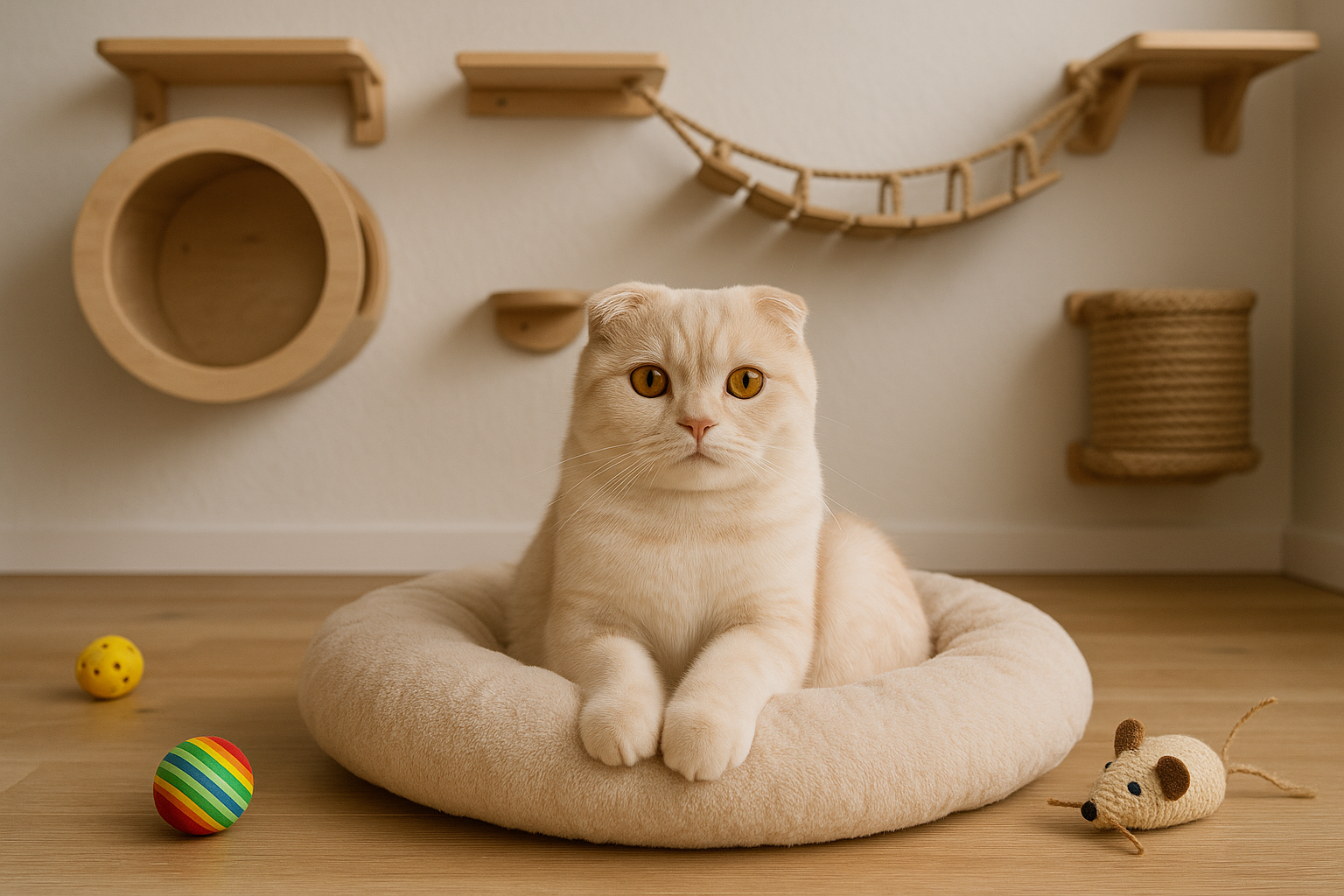 Scottish fold: personalità, salute e come creare l’ambiente perfetto per il tuo gatto