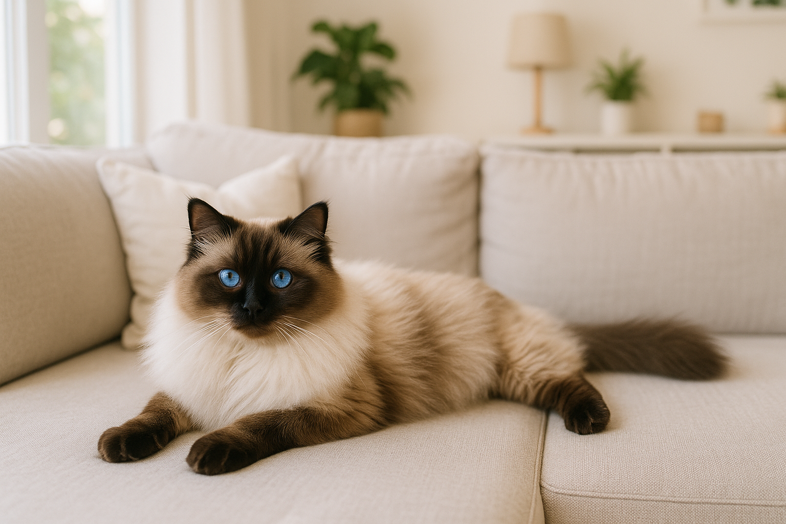 Gatto ragdoll: salute, carattere e convivenza con il felino più rilassato