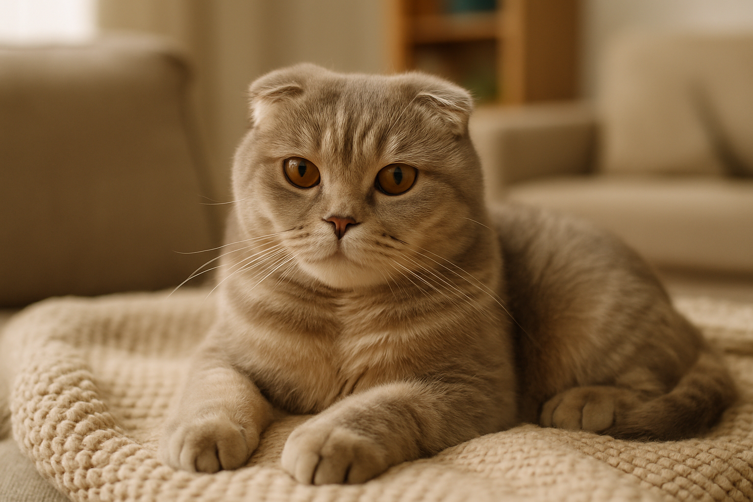 Gatto Scottish Fold: guida completa a cura, salute e vita in famiglia