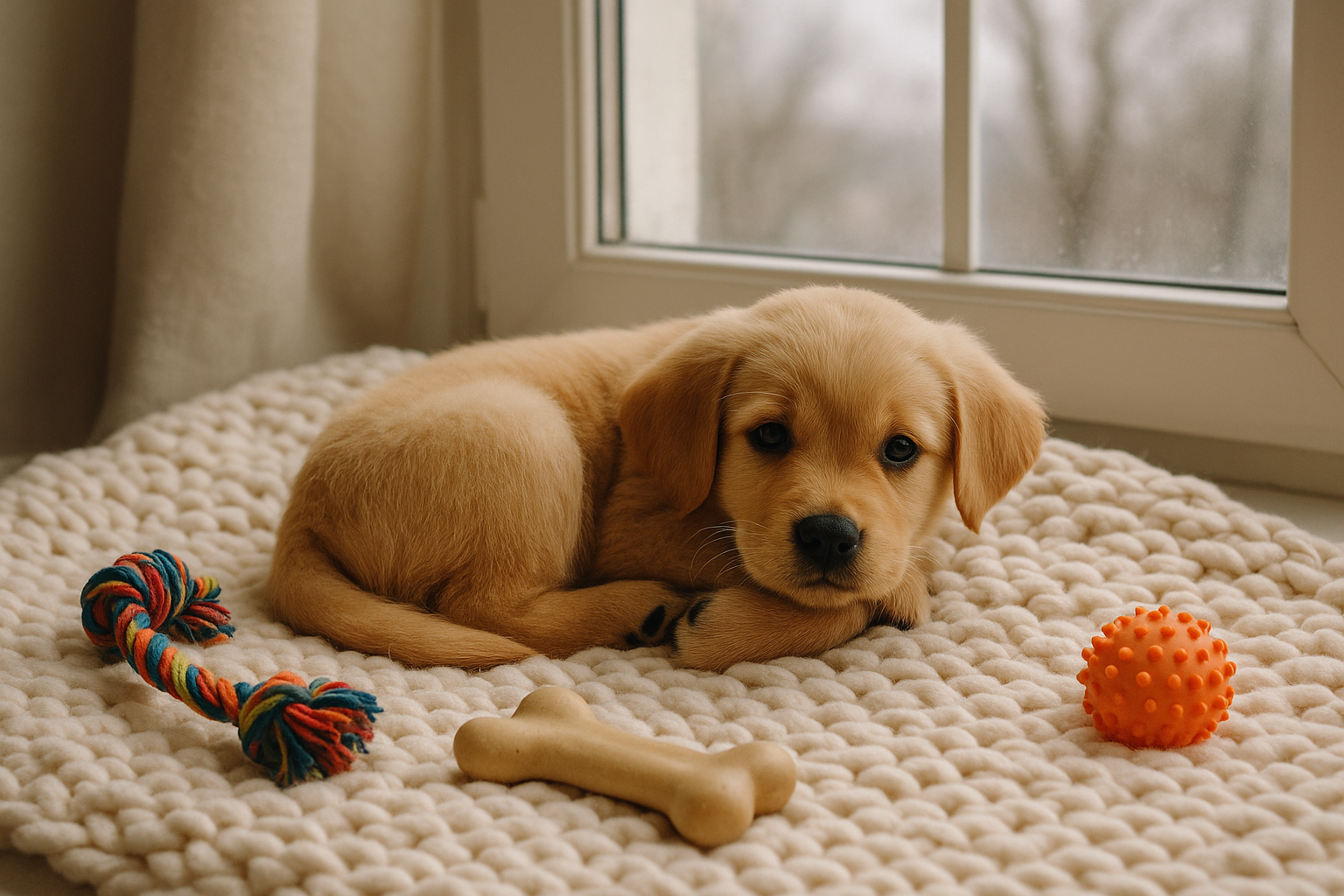 Cuccioli di cane: come prepararli all’inverno tra gioco e benessere