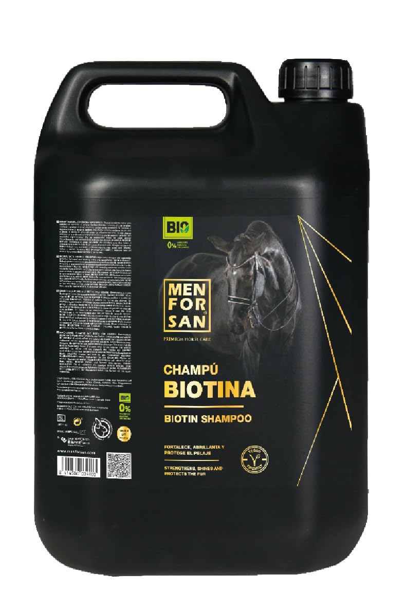 MENFORSAN shampoo biotina 5L per cavalli: cura naturale e vegan friendly