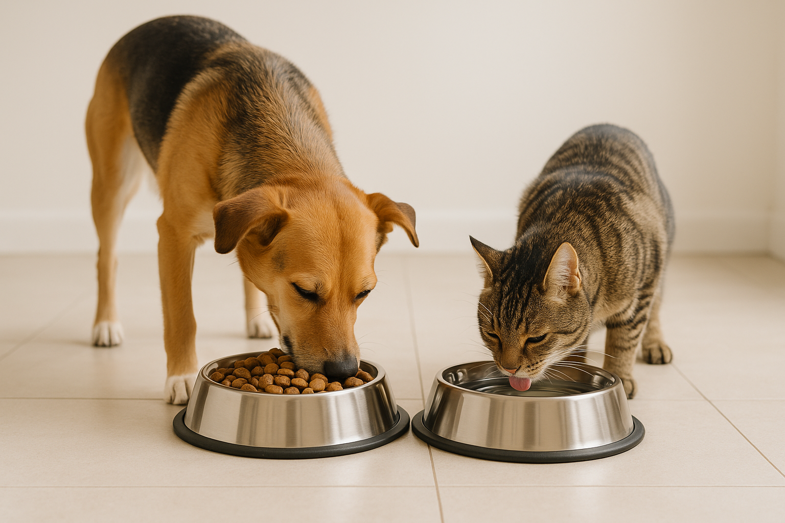 Ciotole in acciaio inox per cani e gatti: perché scegliere il materiale giusto per la salute quotidiana