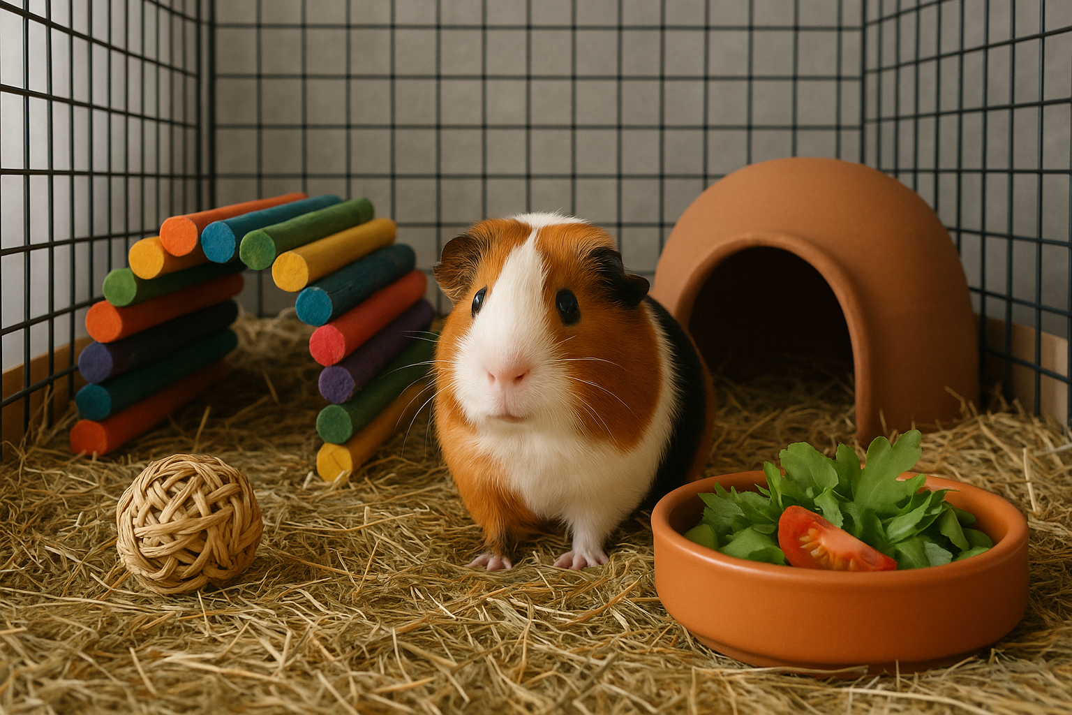 Porcellino d’India: guida completa a cura, alimentazione e gestione della gabbia