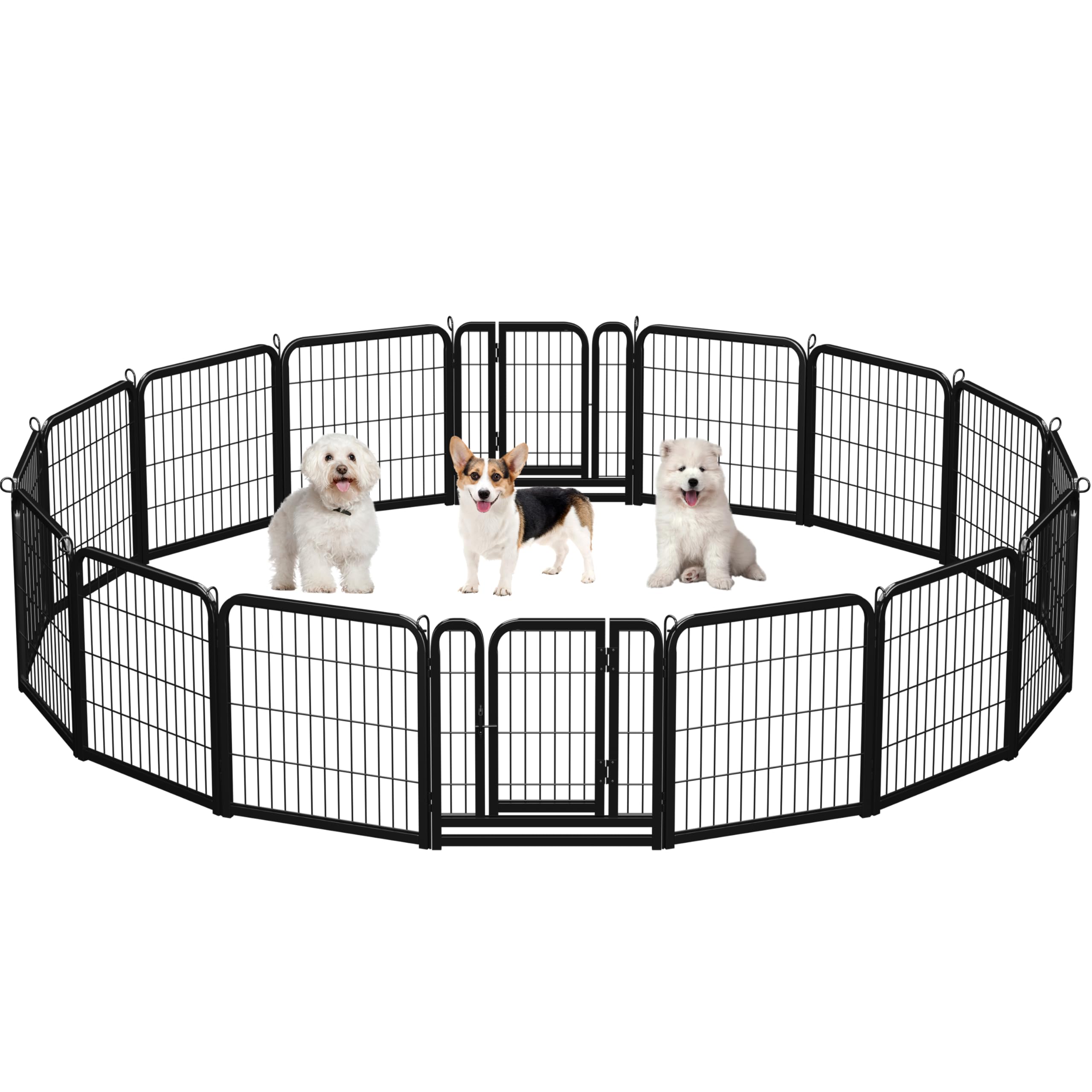 Yaheetech recinto 16 pezzi per cani, gatti e conigli: soluzione versatile per sicurezza e comfort