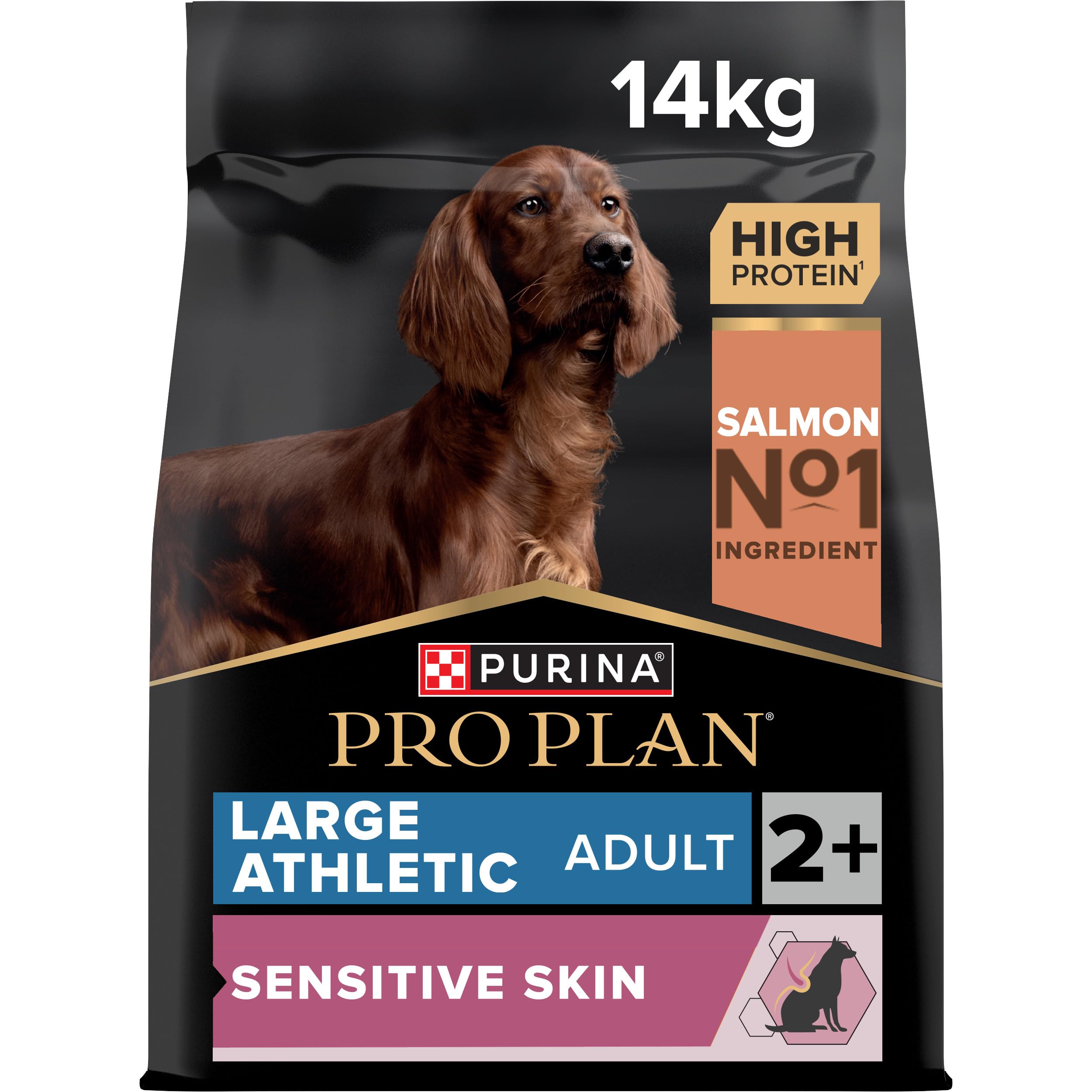 Purina Pro Plan Sensitive Skin Large Athletic: crocchette per cani adulti con pesce