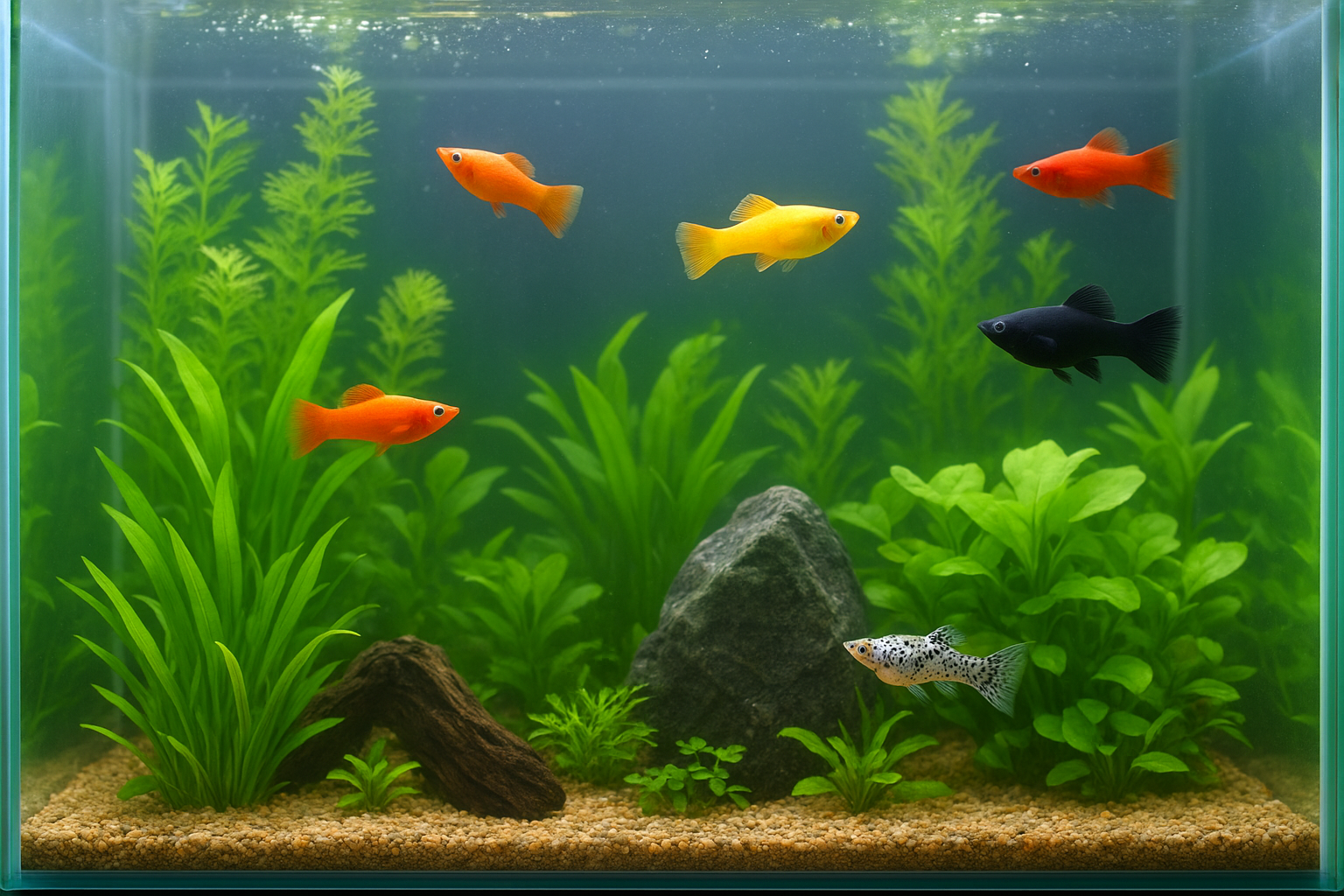 Il pesce molly: guida all’allevamento, alimentazione e convivenza nell’acquario di casa