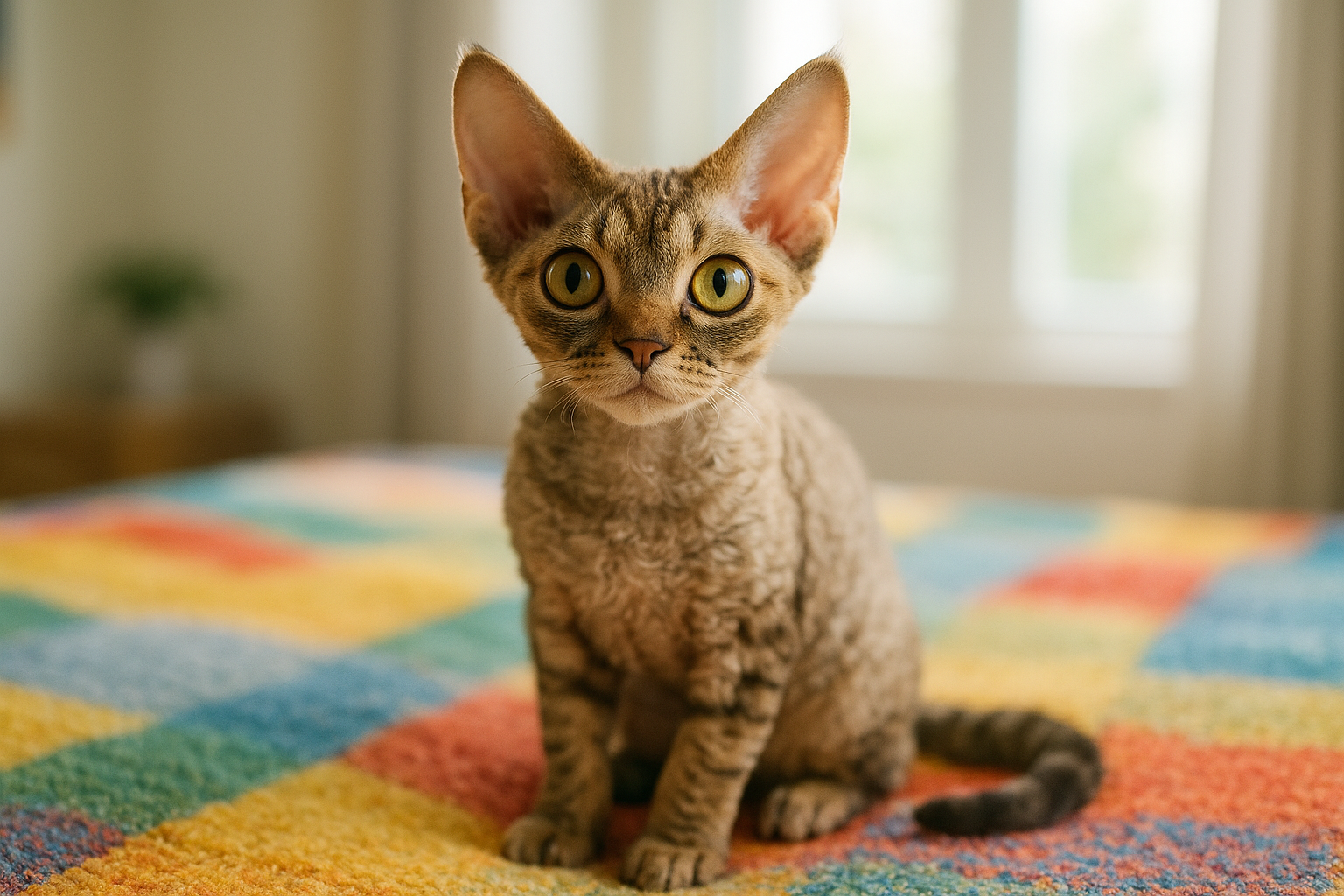 Gatto devon rex: cura del mantello, carattere e la convivenza con un felino di grande personalità