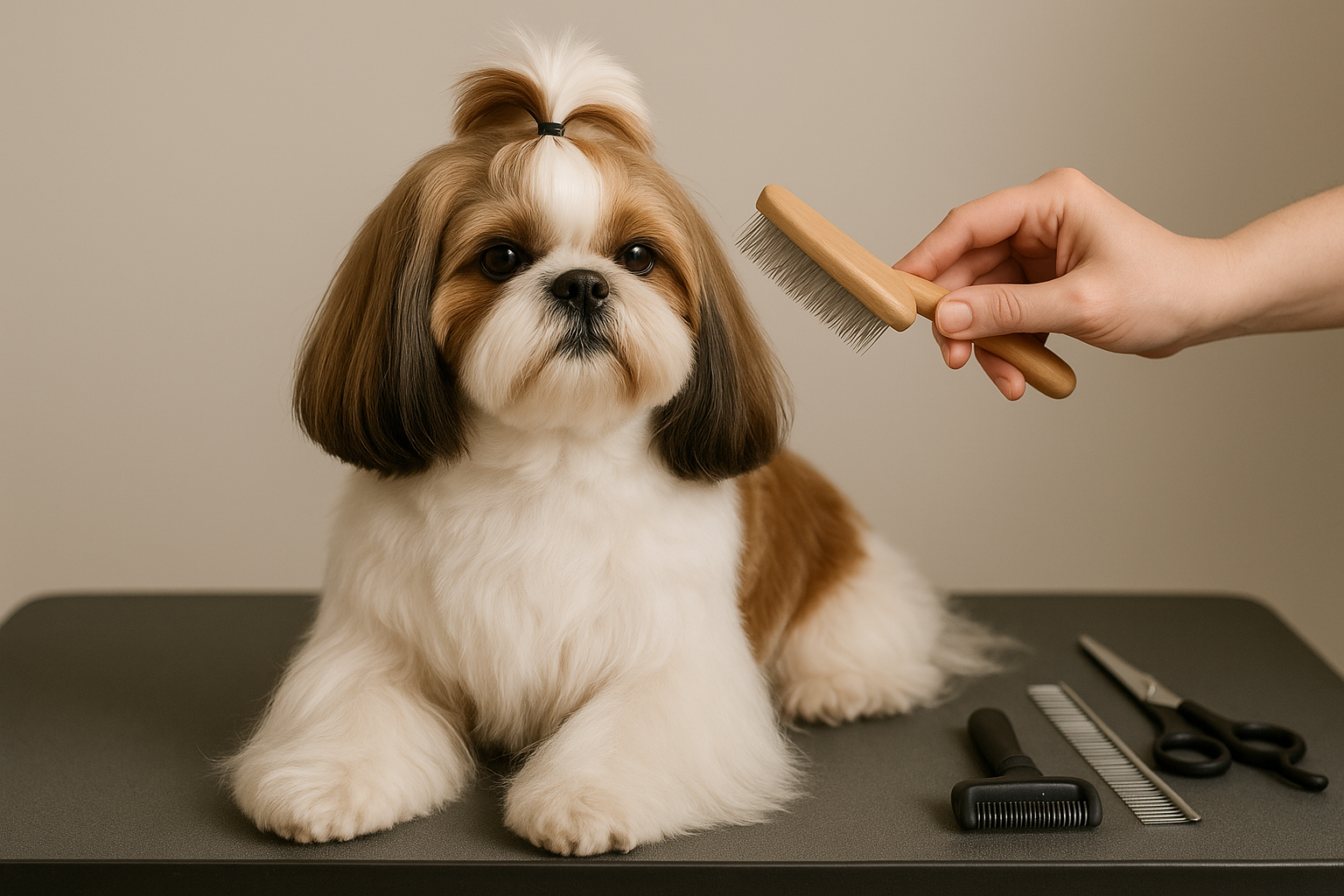 Shih tzu: come prendersi cura del mantello e delle orecchie del cane leone