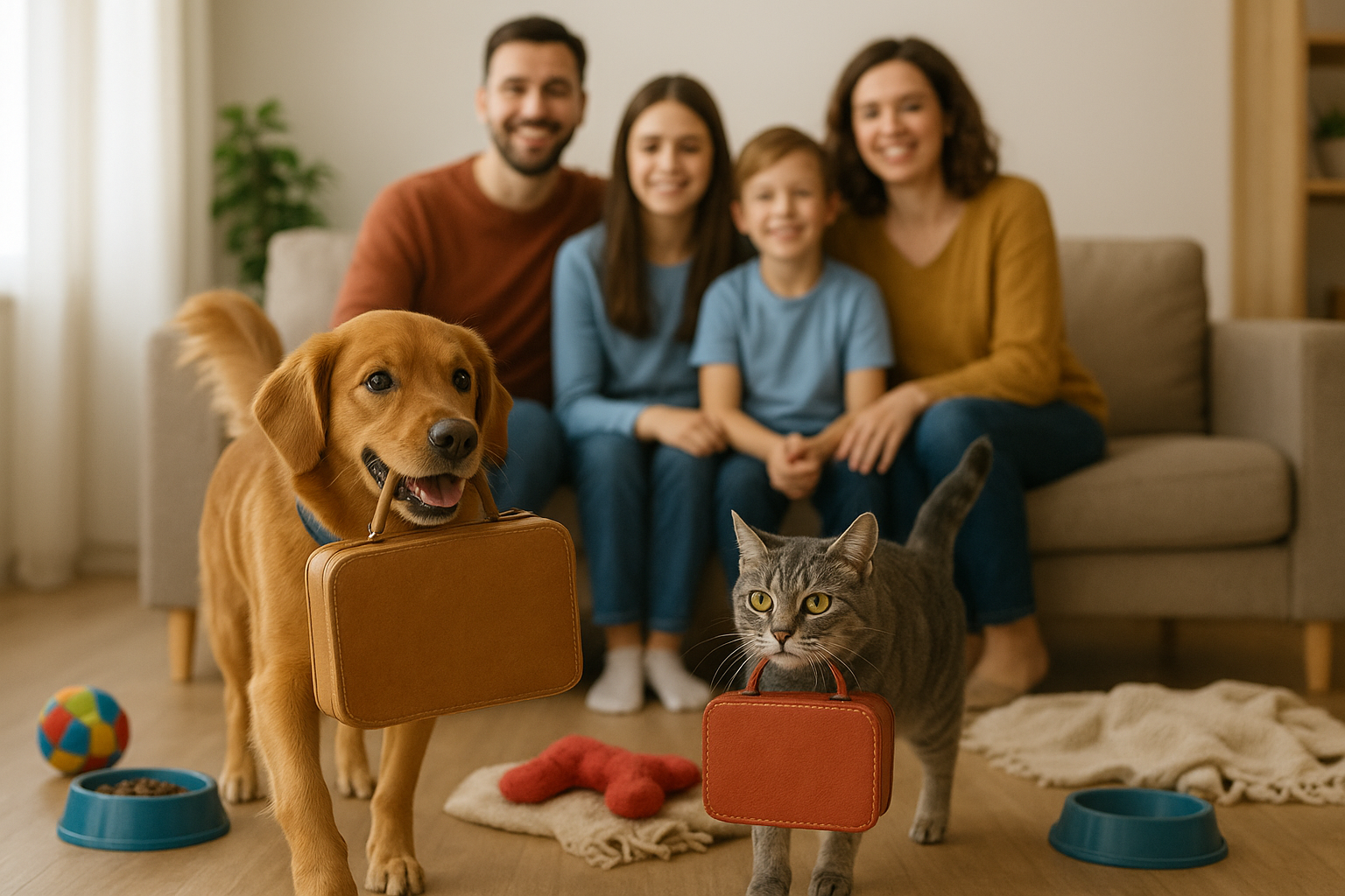 Come preparare il rientro dalle vacanze con cani e gatti: gestire lo stress e nuove routine familiari