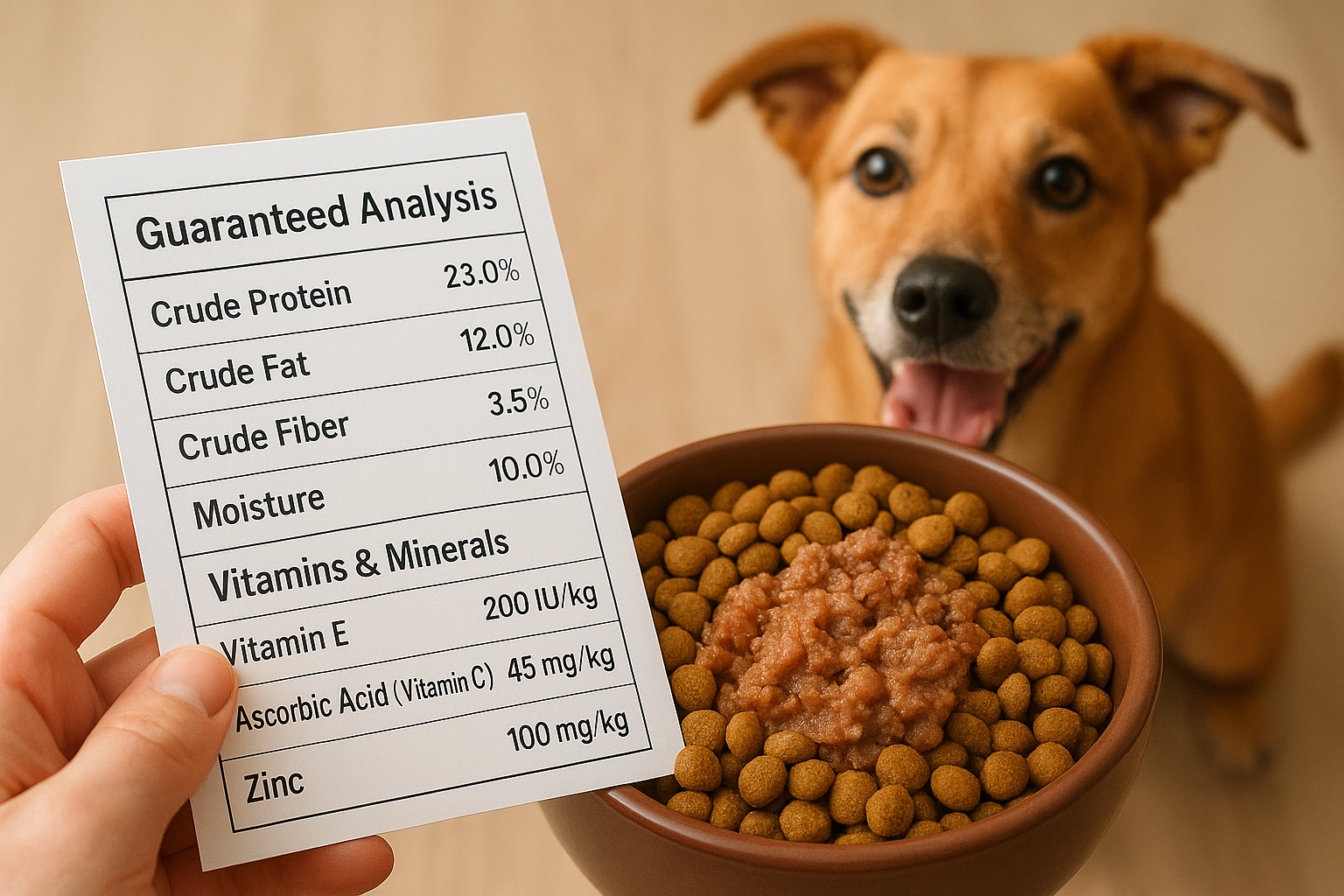 Calorie nel cibo per cani: come leggere le etichette e bilanciare la dieta
