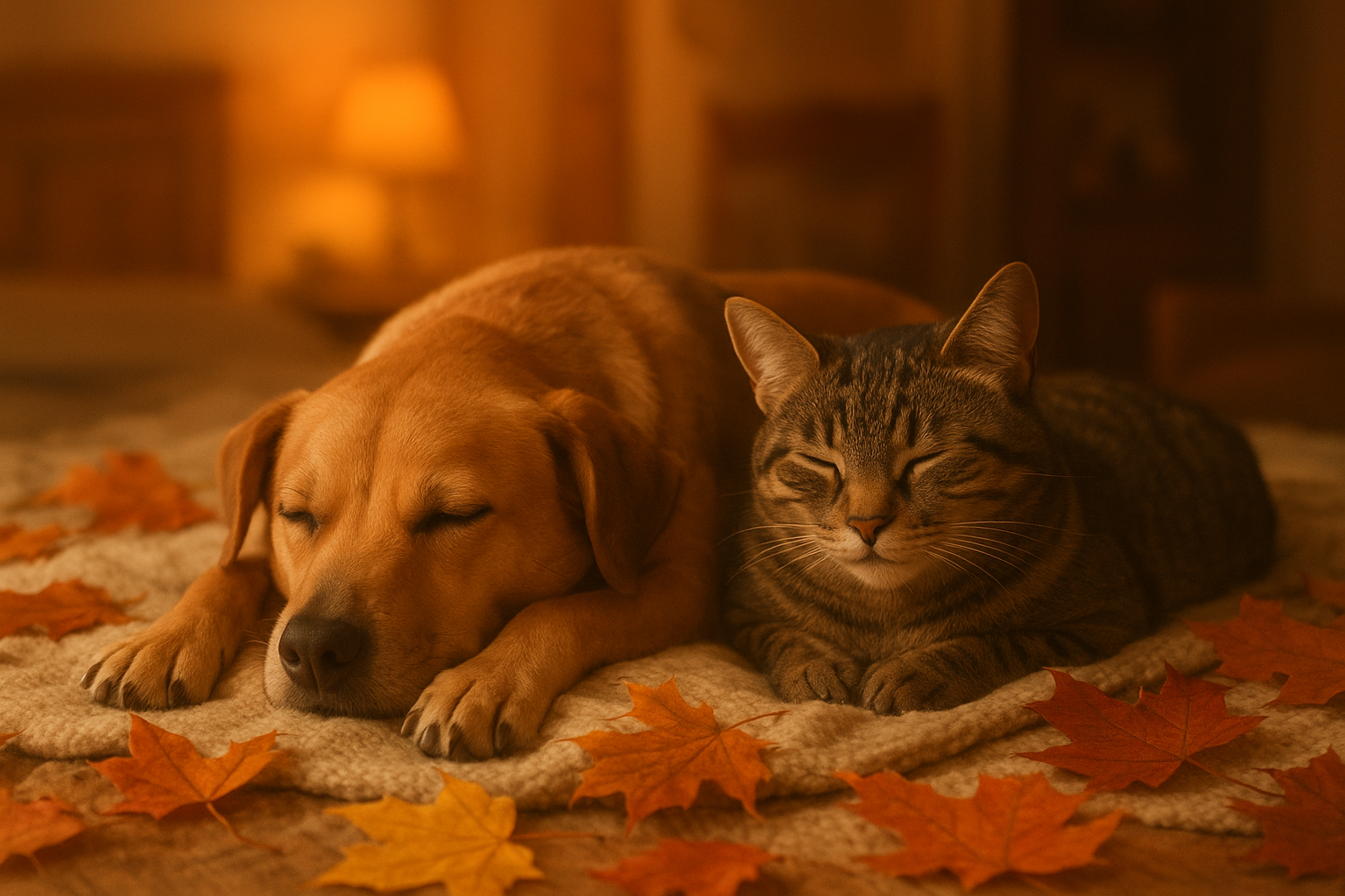 Animali domestici e cambio di stagione: aiutare cani e gatti ad affrontare l’autunno