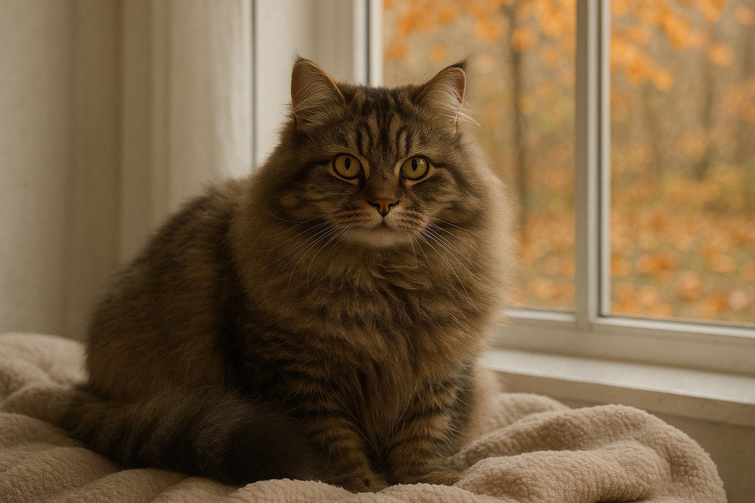 Gatti e cambi di stagione: come aiutarli ad affrontare l’autunno tra pelo, alimentazione e coccole