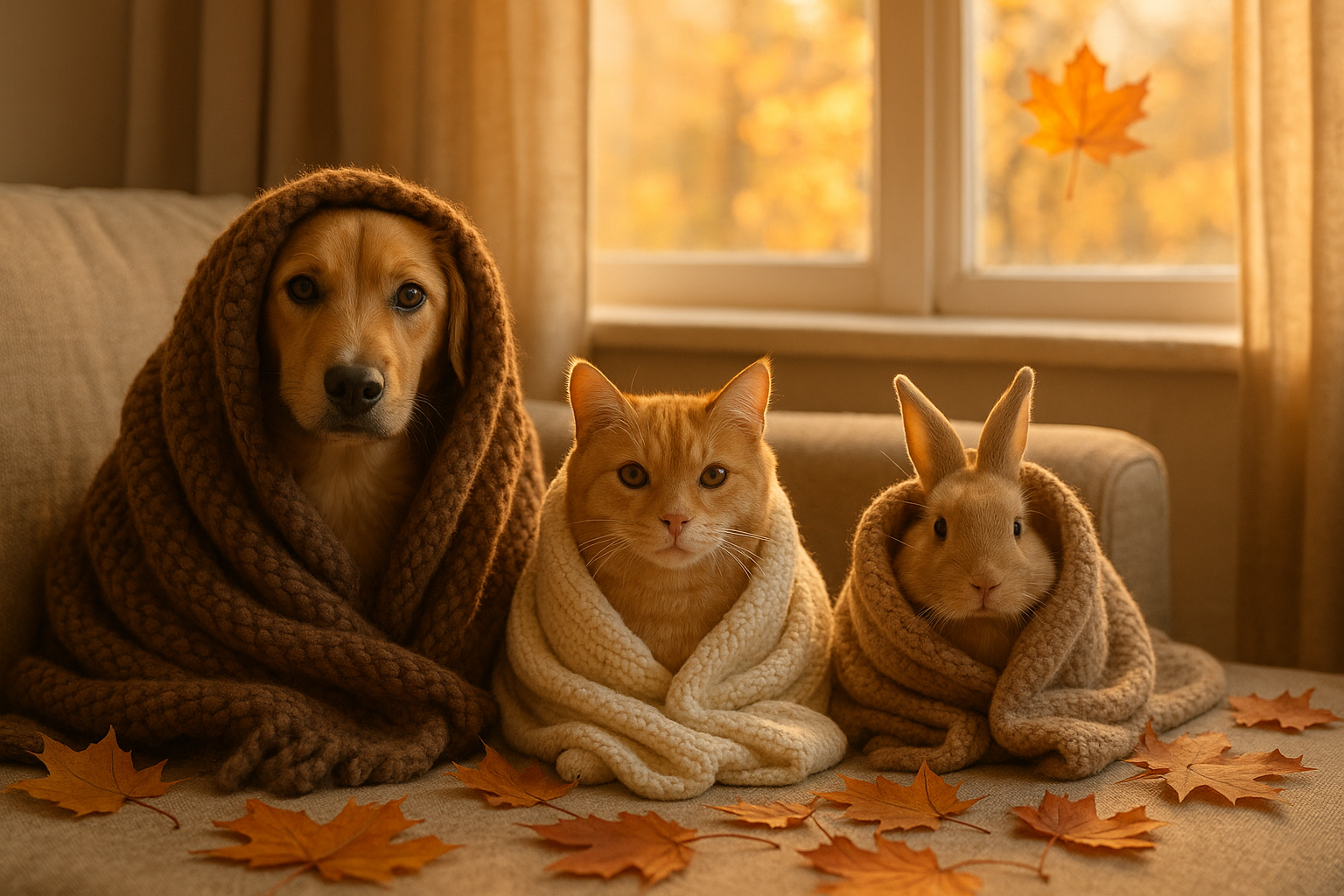 Animali domestici e cambi di stagione: strategie per proteggere cani, gatti e piccoli pet dai primi freddi