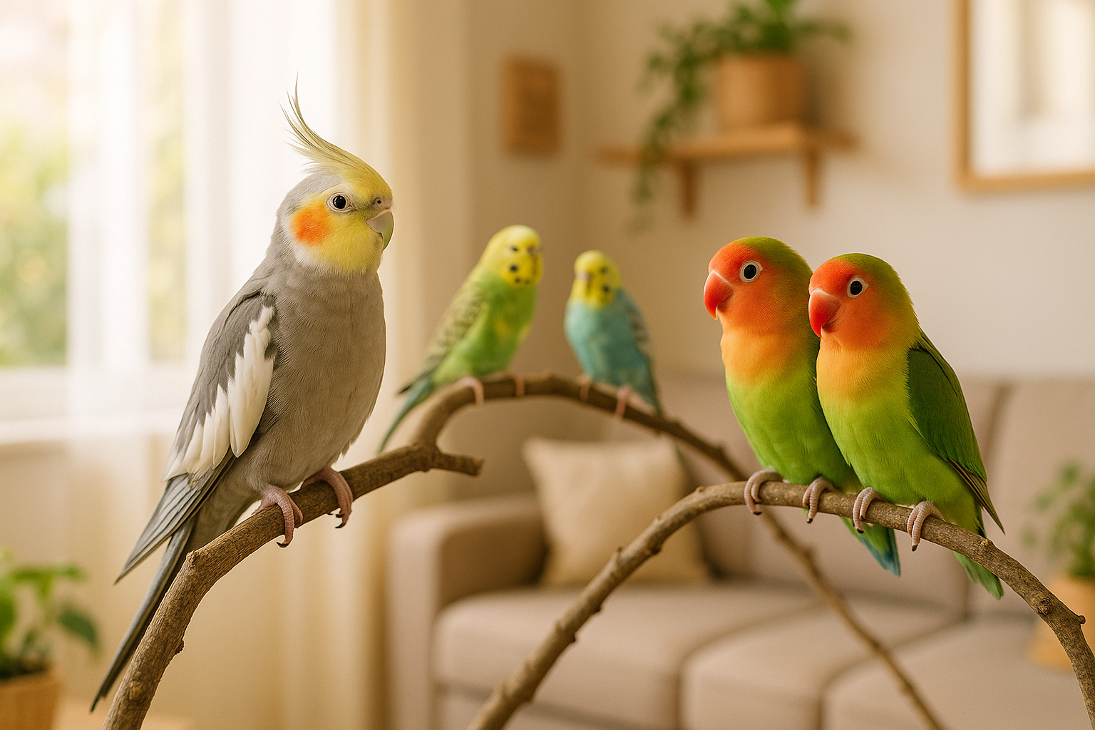 Pappagalli domestici: le specie più adatte a famiglie e single e consigli pratici di gestione