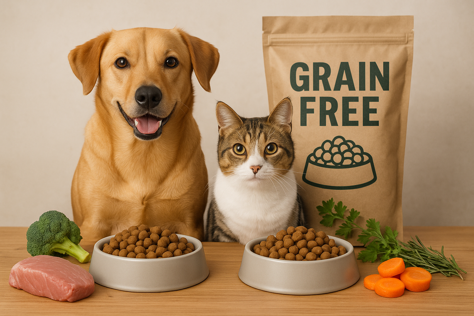 Crocchette grain free: quando scegliere questa alimentazione per cani e gatti e cosa sapere per il benessere quotidiano