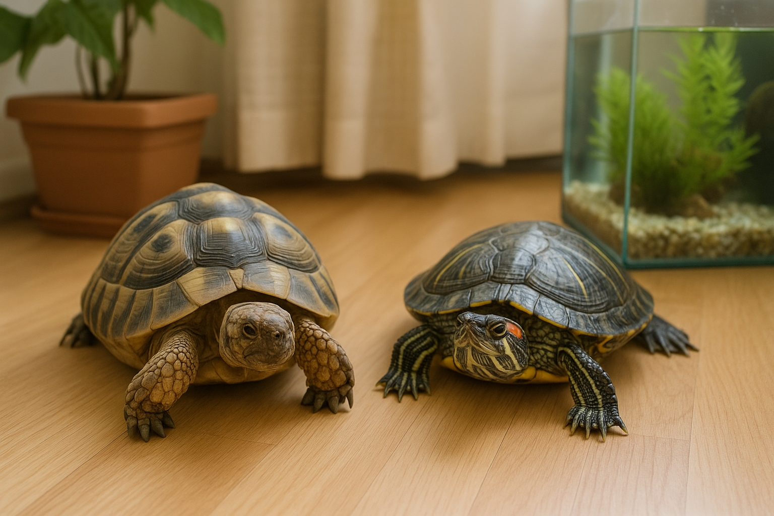 Tartarughe domestiche: pro e contro tra terra e acqua