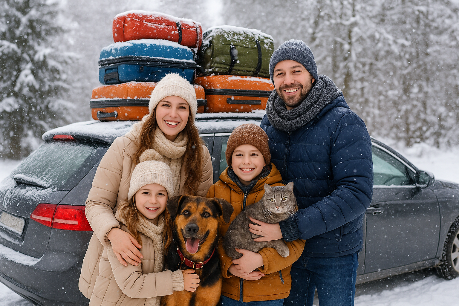 Animali domestici e vacanze invernali: come prepararli a viaggi e cambi di routine