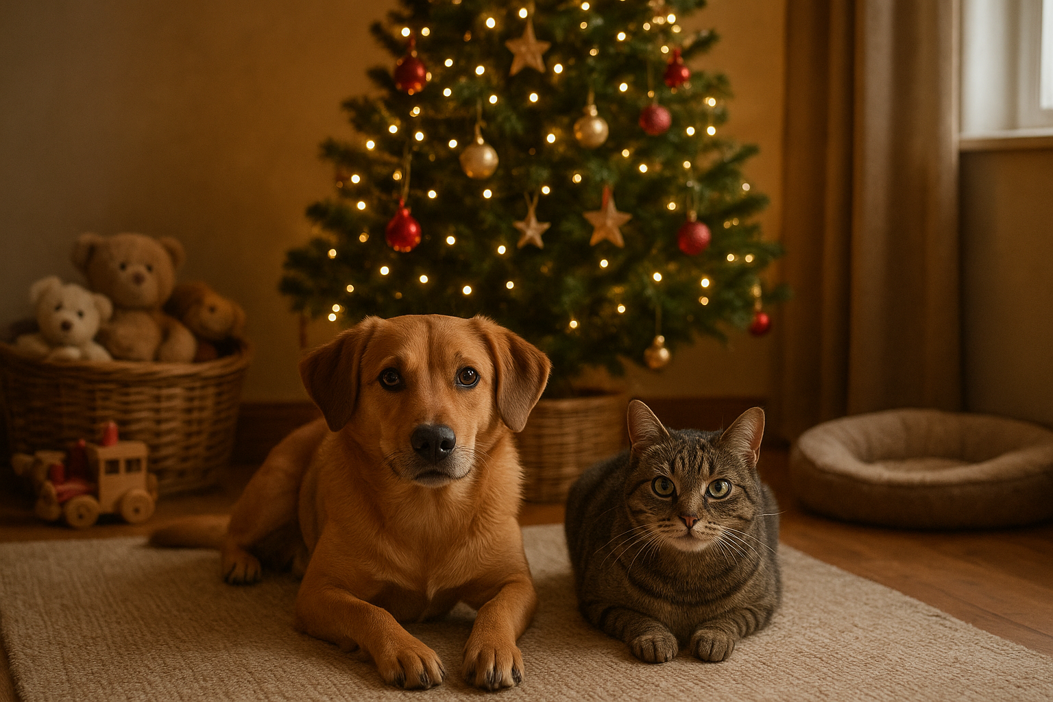 Come gestire animali domestici e festività: sicurezza, serenità e trucchi anti-stress per Natale