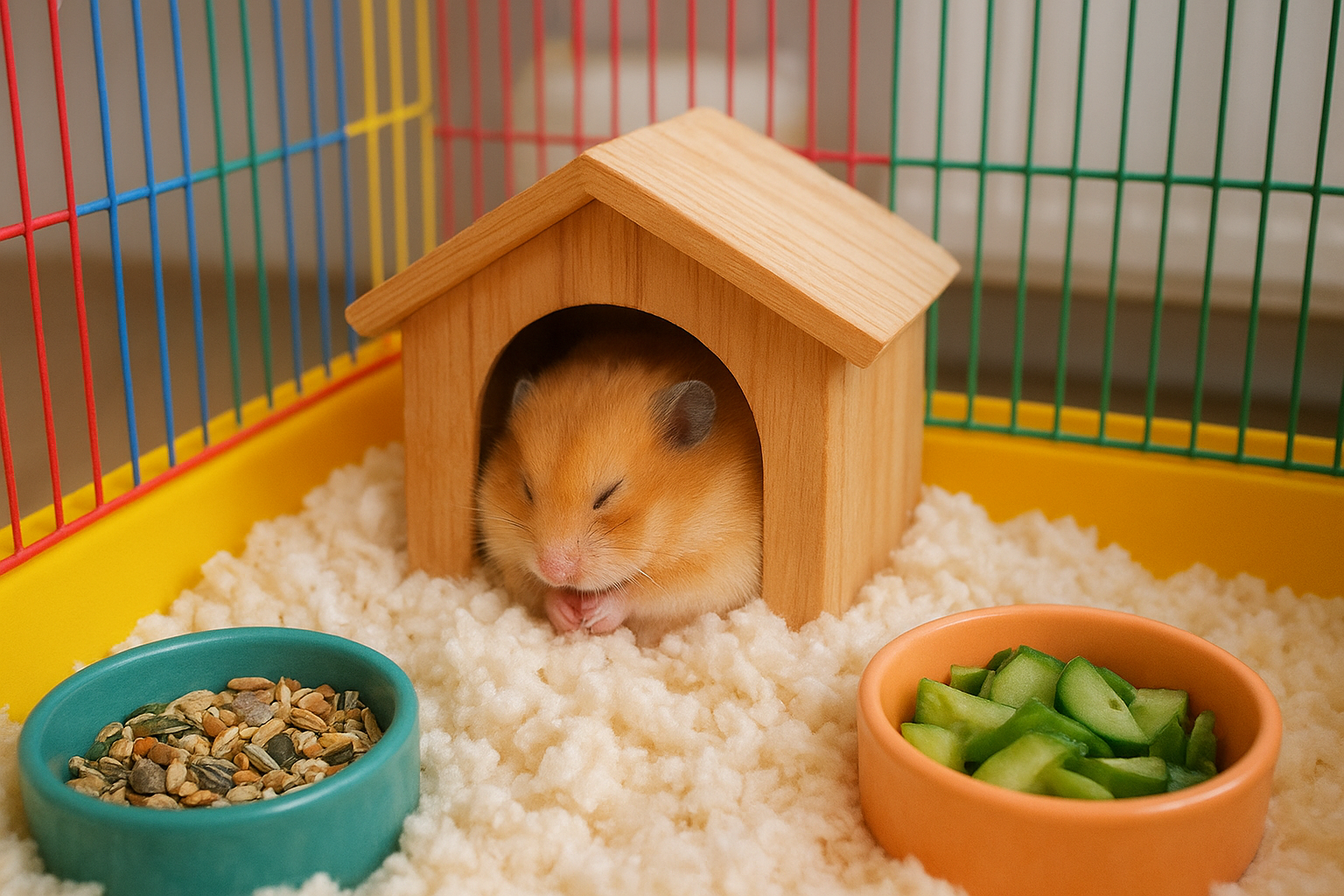 Criceti in inverno: gestione, riscaldamento e alimentazione