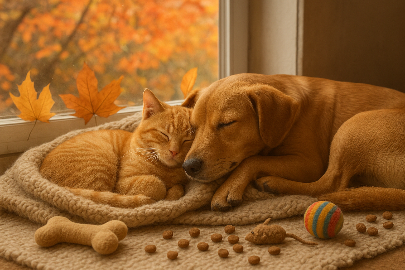 Animali domestici e nuova routine: come aiutare cani e gatti ad adattarsi all’arrivo dell’autunno