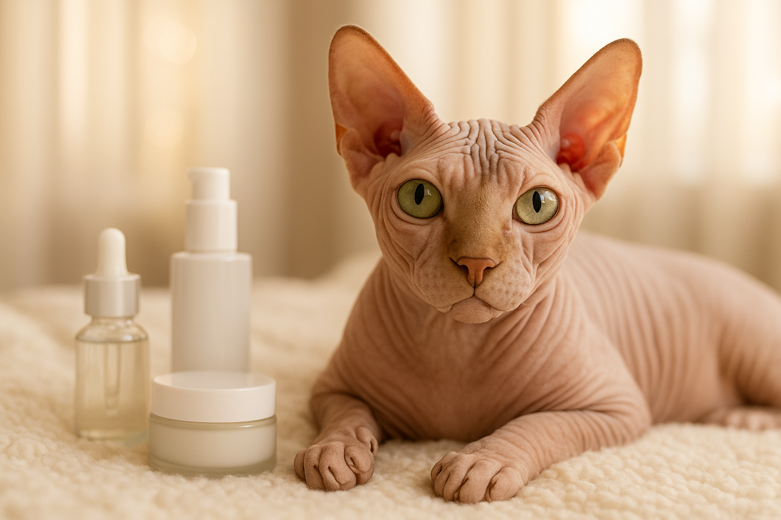 Gatto sphynx: convivenza, cura della pelle e consigli per adottare un felino senza pelo