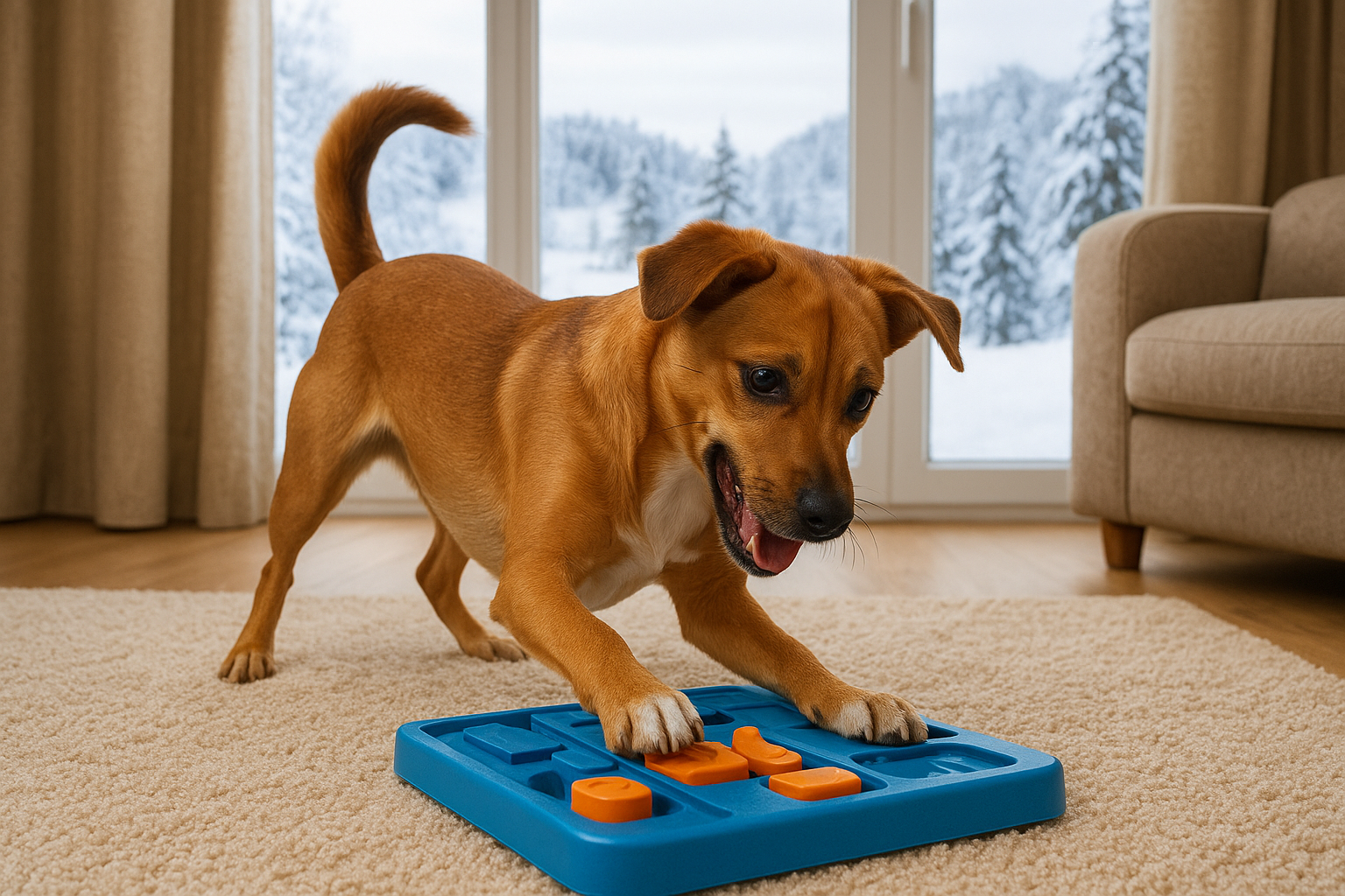 Cani e routine invernale: giochi, attività in casa e come combattere la noia con l’arrivo del freddo