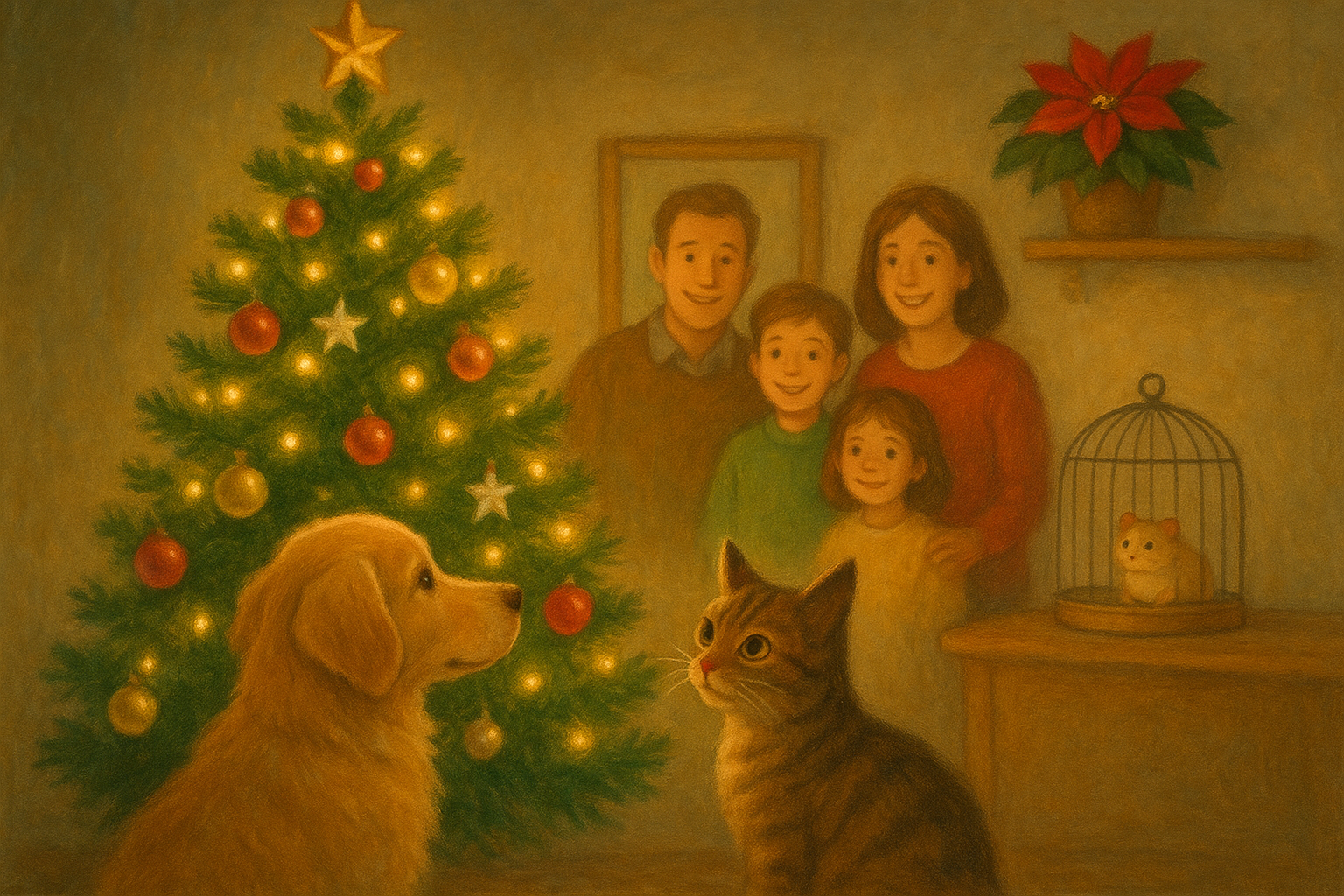 Animali domestici e preparativi natalizi: come mantenere cani, gatti e piccoli animali al sicuro e sereni tra decorazioni e visite