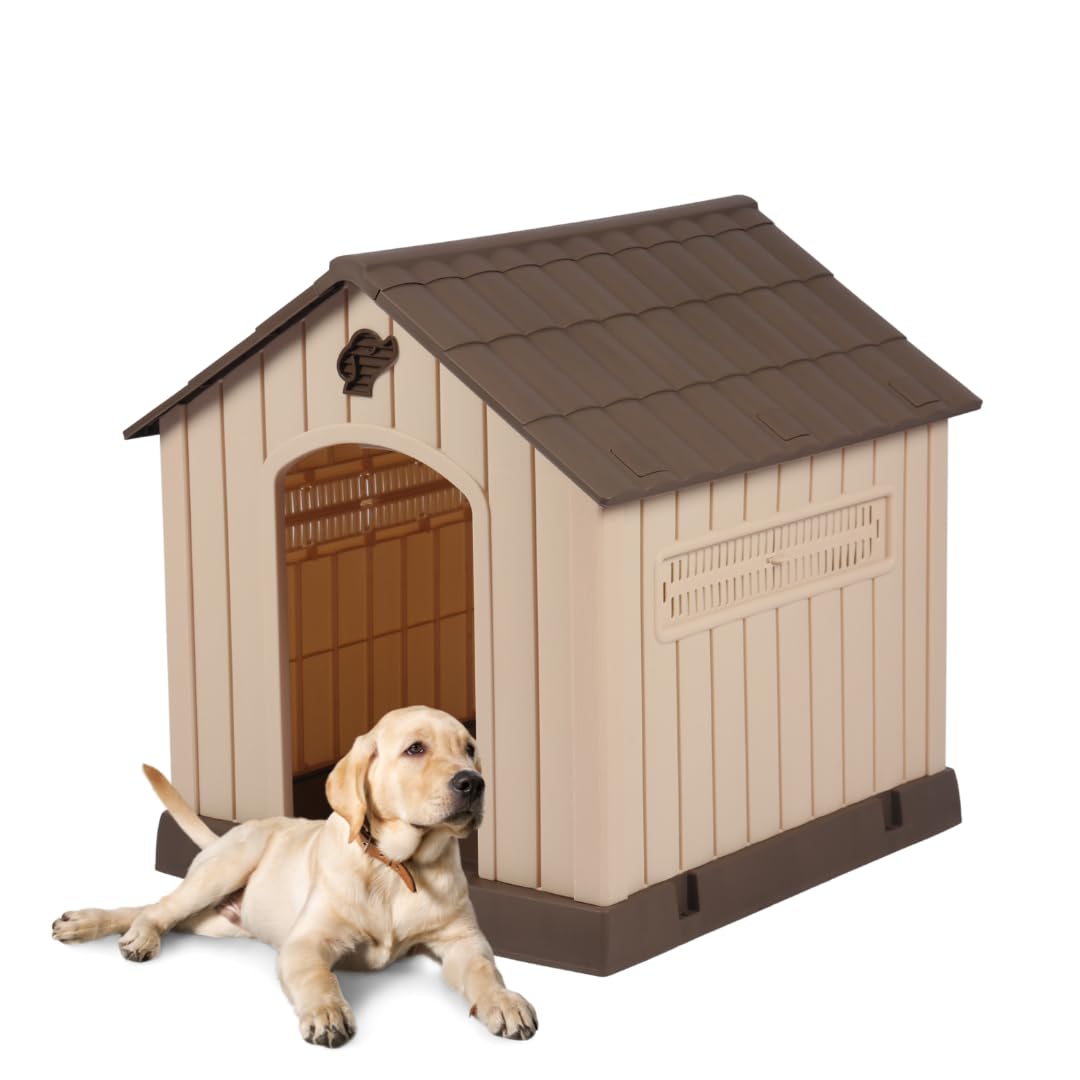 Acquaverde cuccia per cani da esterno in resina, impermeabile e facile da montare: comfort assicurato anche d’inverno