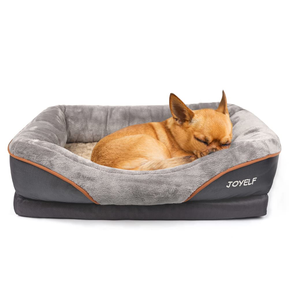 JOYELF cuccia ortopedica per cani: memory foam, sfoderabile e con giocattolo incluso