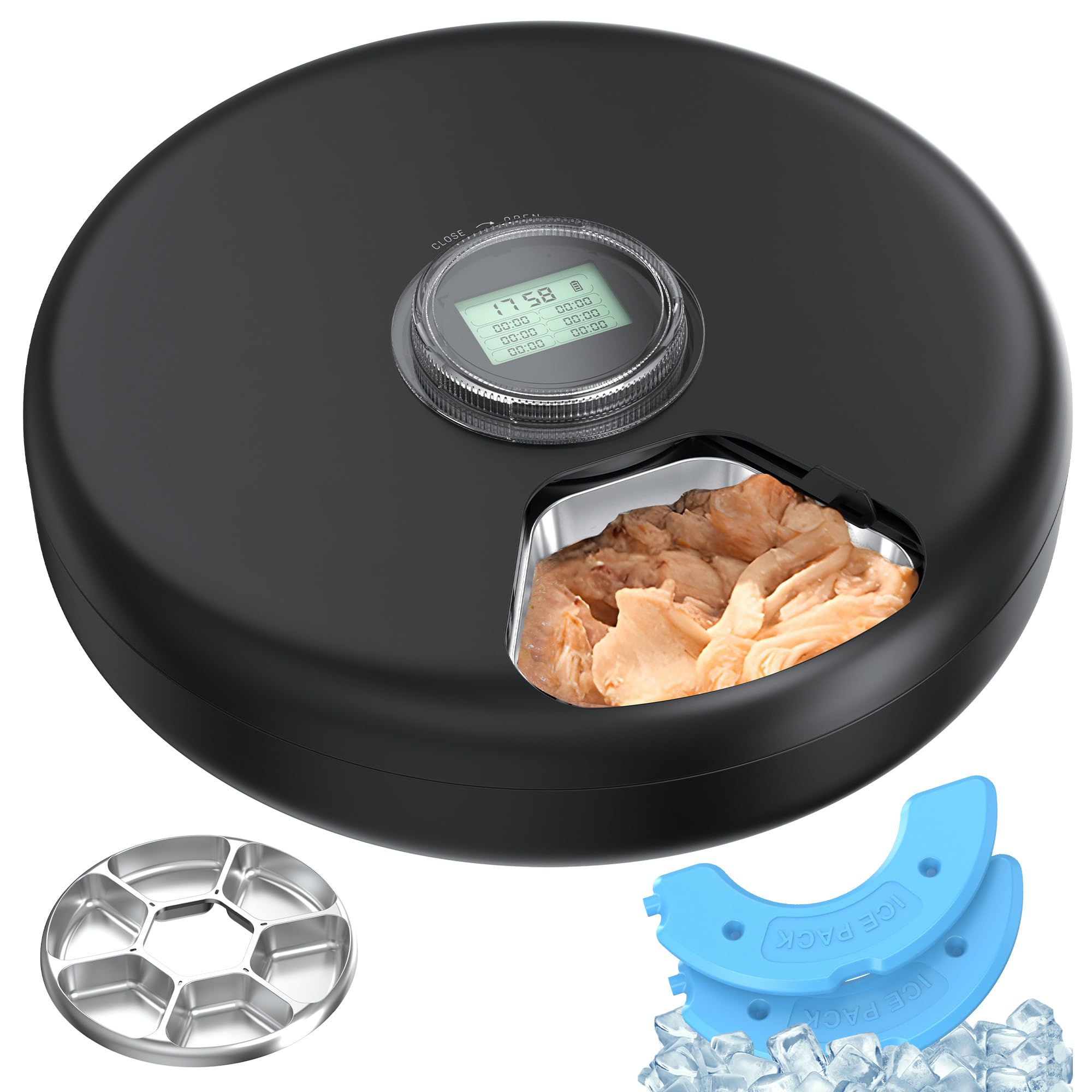 Dispenser crocchette automatico per gatti e cani: alimentazione facile e tecnologia smart