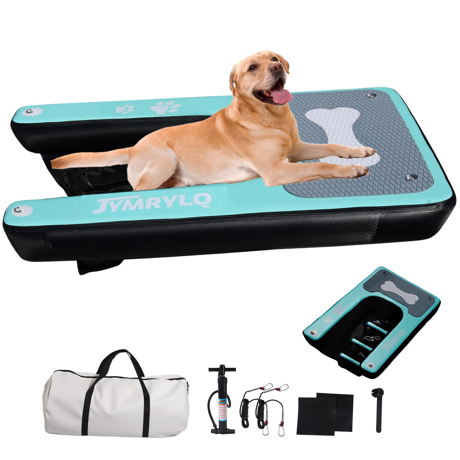 JYMRYLQ rampa per cani gonfiabile, l’accessorio ideale per piscine e laghi