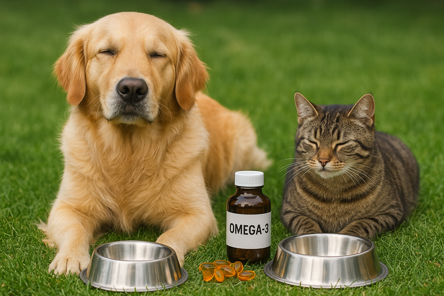 Omega 3 per cani e gatti: benefici, dosi e rischi degli integratori naturali
