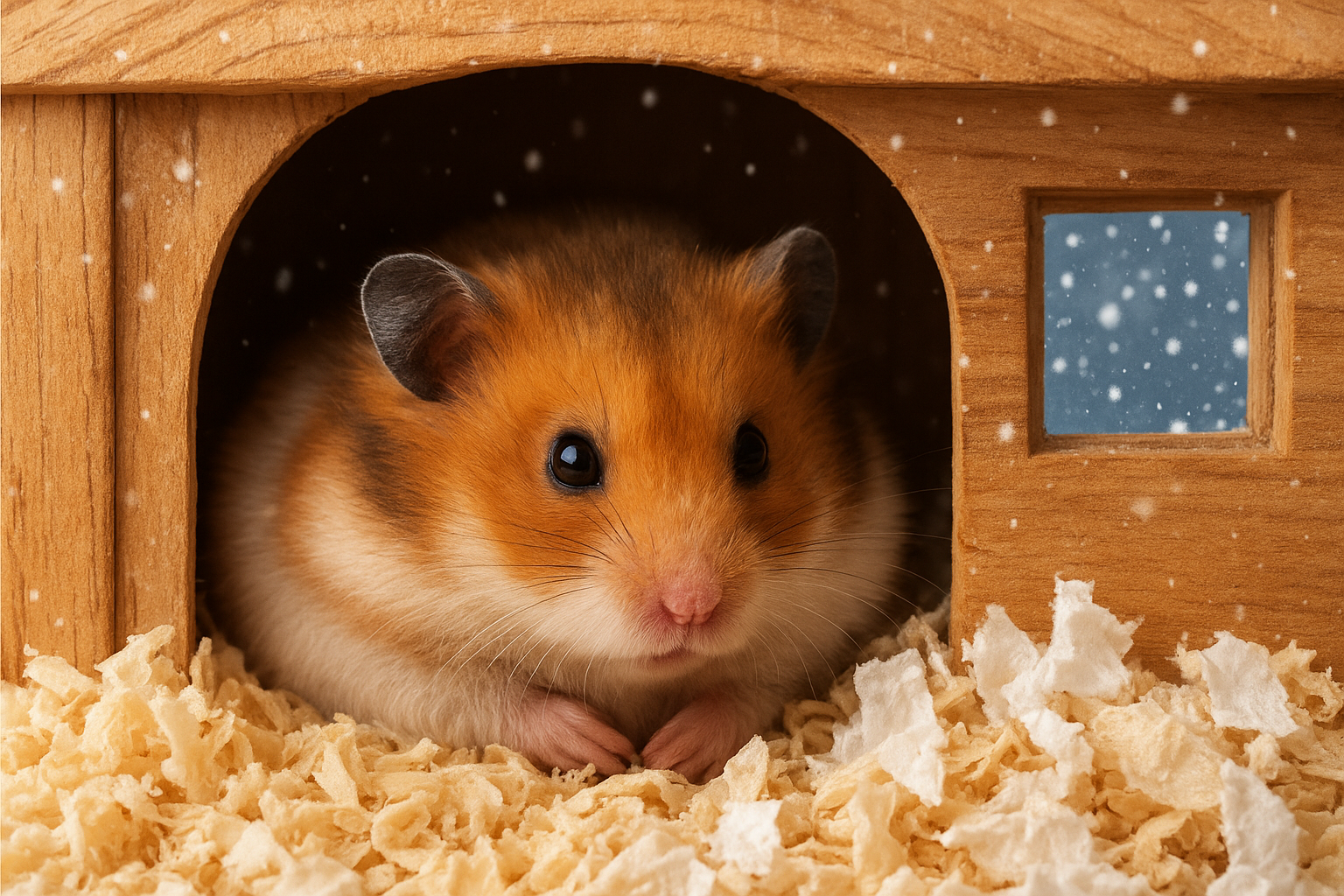 Criceti in inverno: come cambiano le abitudini e quali attenzioni dare