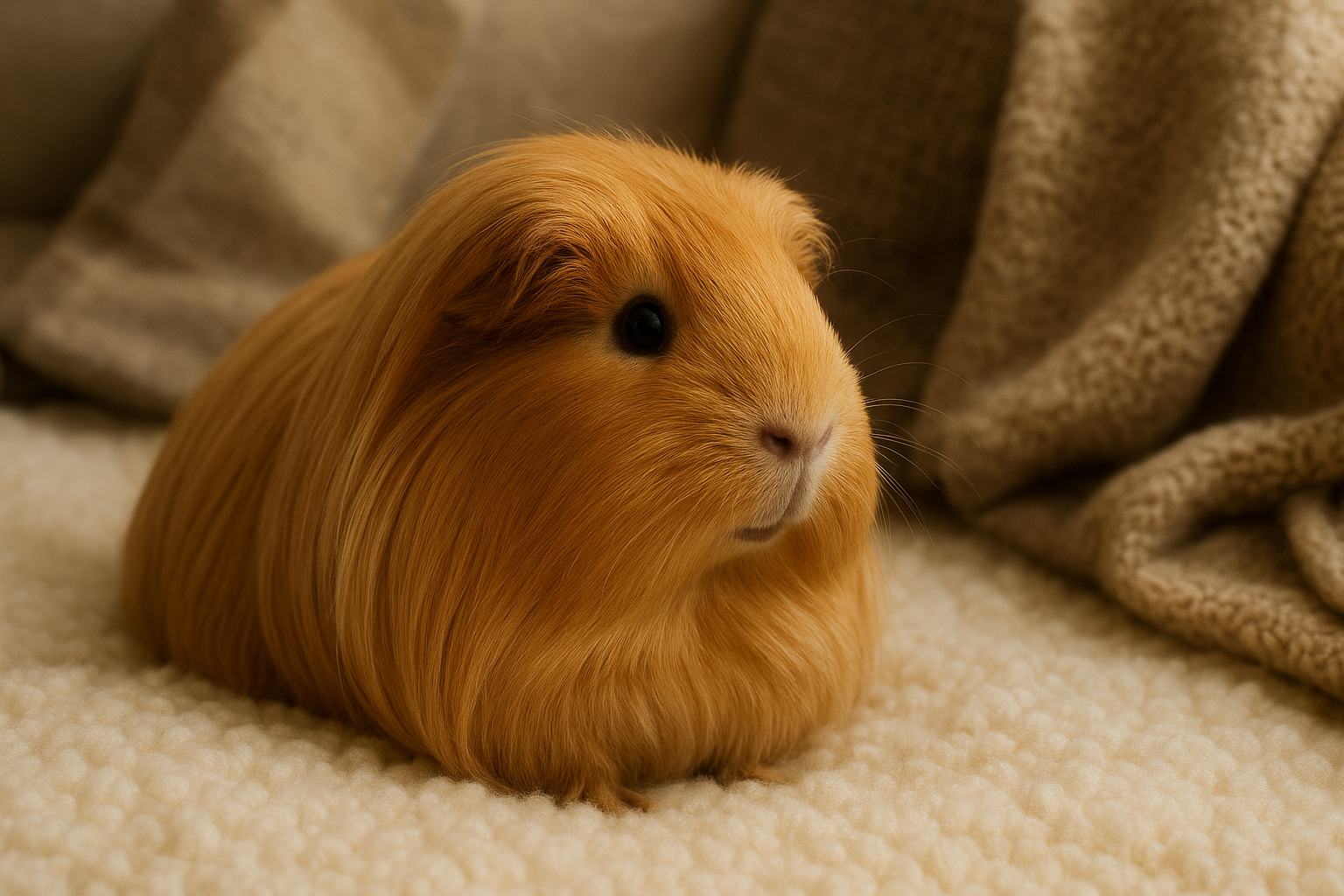 Porcellino d’India a pelo lungo: guida a cura, spazzolatura e alimentazione invernale