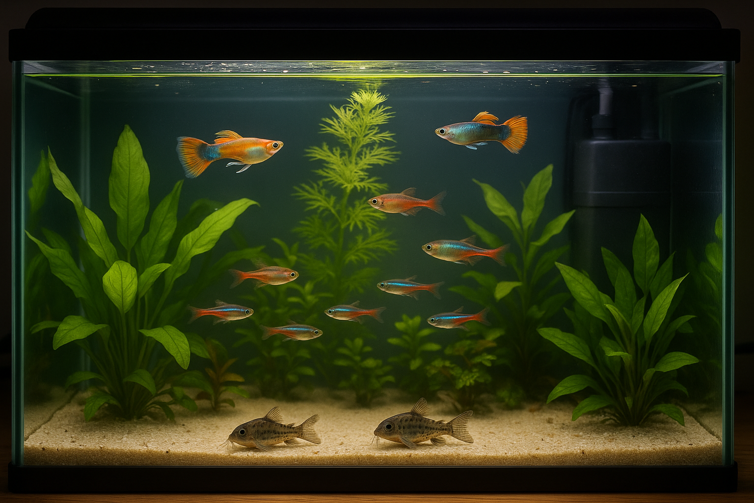 Pesci d’acquario per principianti: specie facili, dimensioni vasca e consigli di gestione