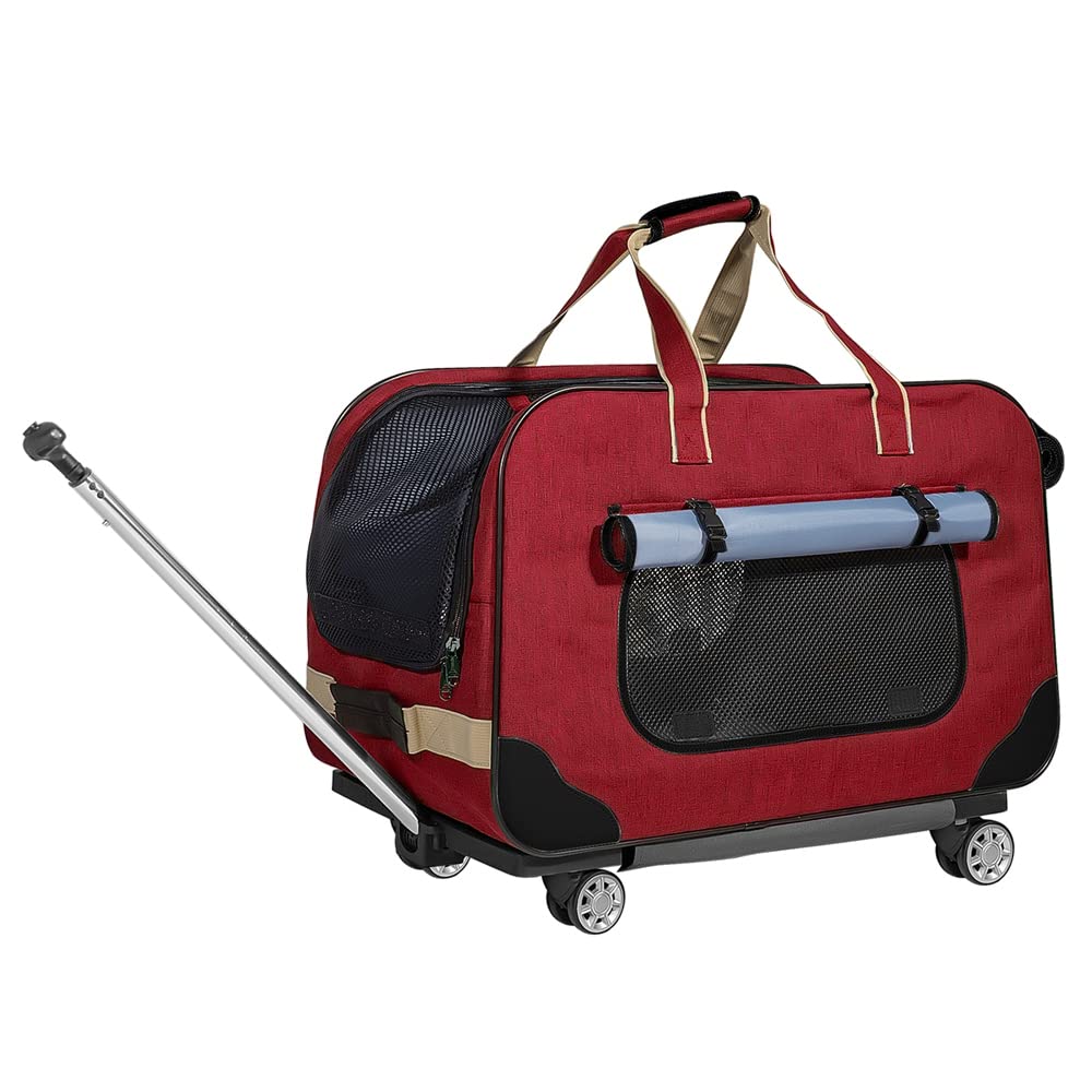 PETEMOO trasportino per animali domestici: praticità trolley per viaggi con cani e gatti