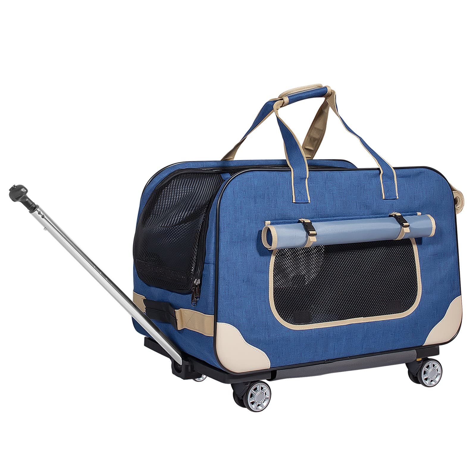 PETEMOO trasportino trolley pieghevole: praticità e comfort per viaggiare con cani e gatti