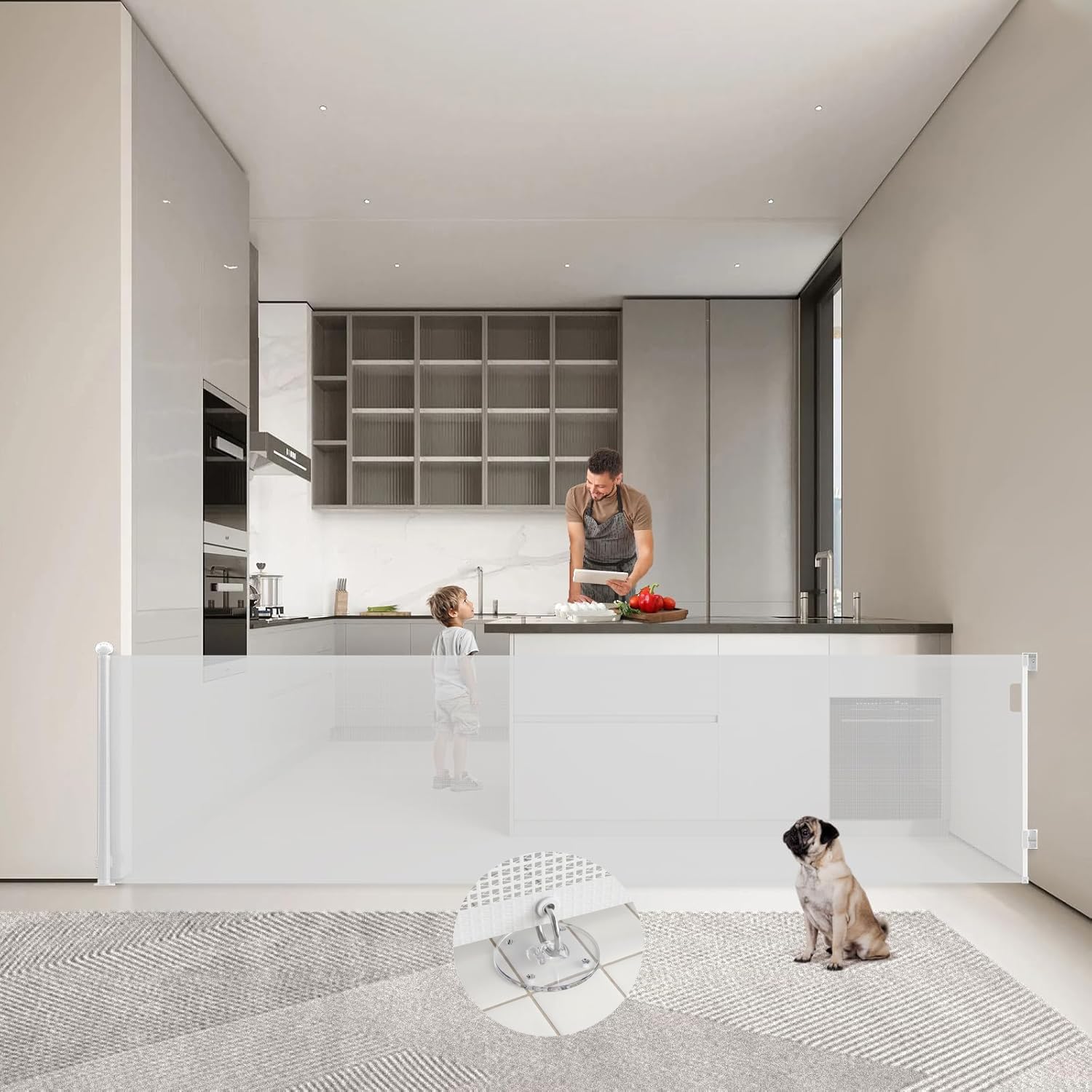 Muaket cancelletto per bambini e animali: sicurezza e praticità per casa e scale