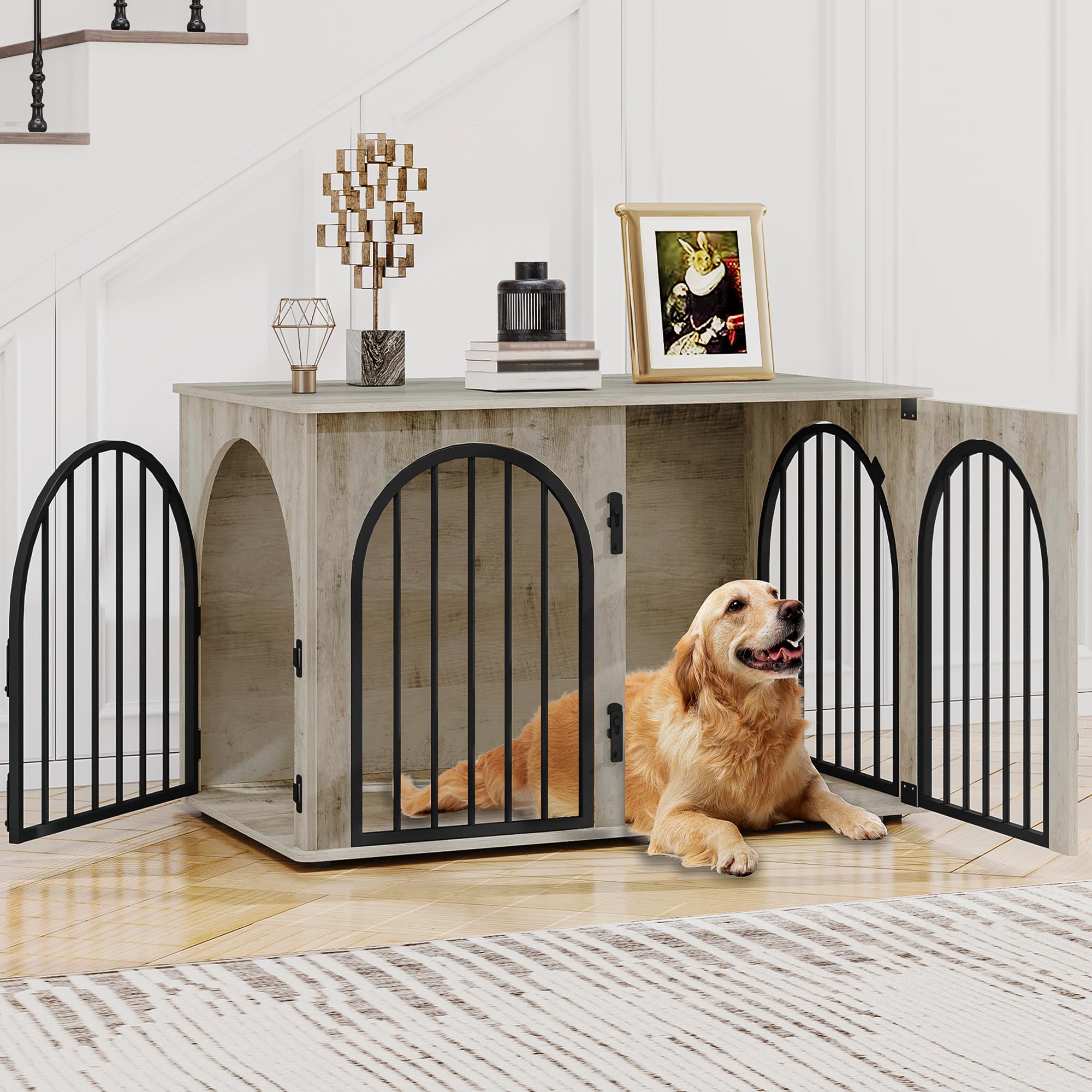 Hzuaneri gabbia per cani in stile moderno: comfort e design per interni in offerta Amazon