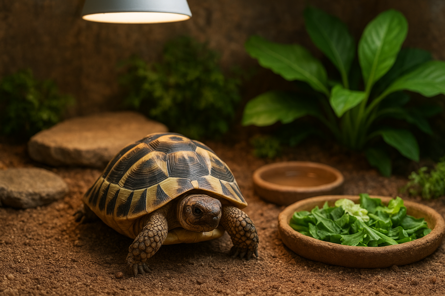 Tartaruga domestica: specie, alimentazione e come allestire il terrario