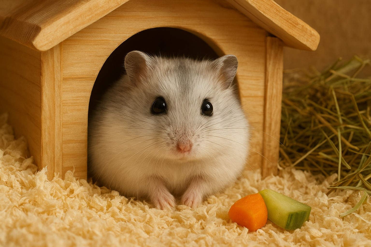 Criceto winter white: gestione domestica invernale, alimentazione e regole base