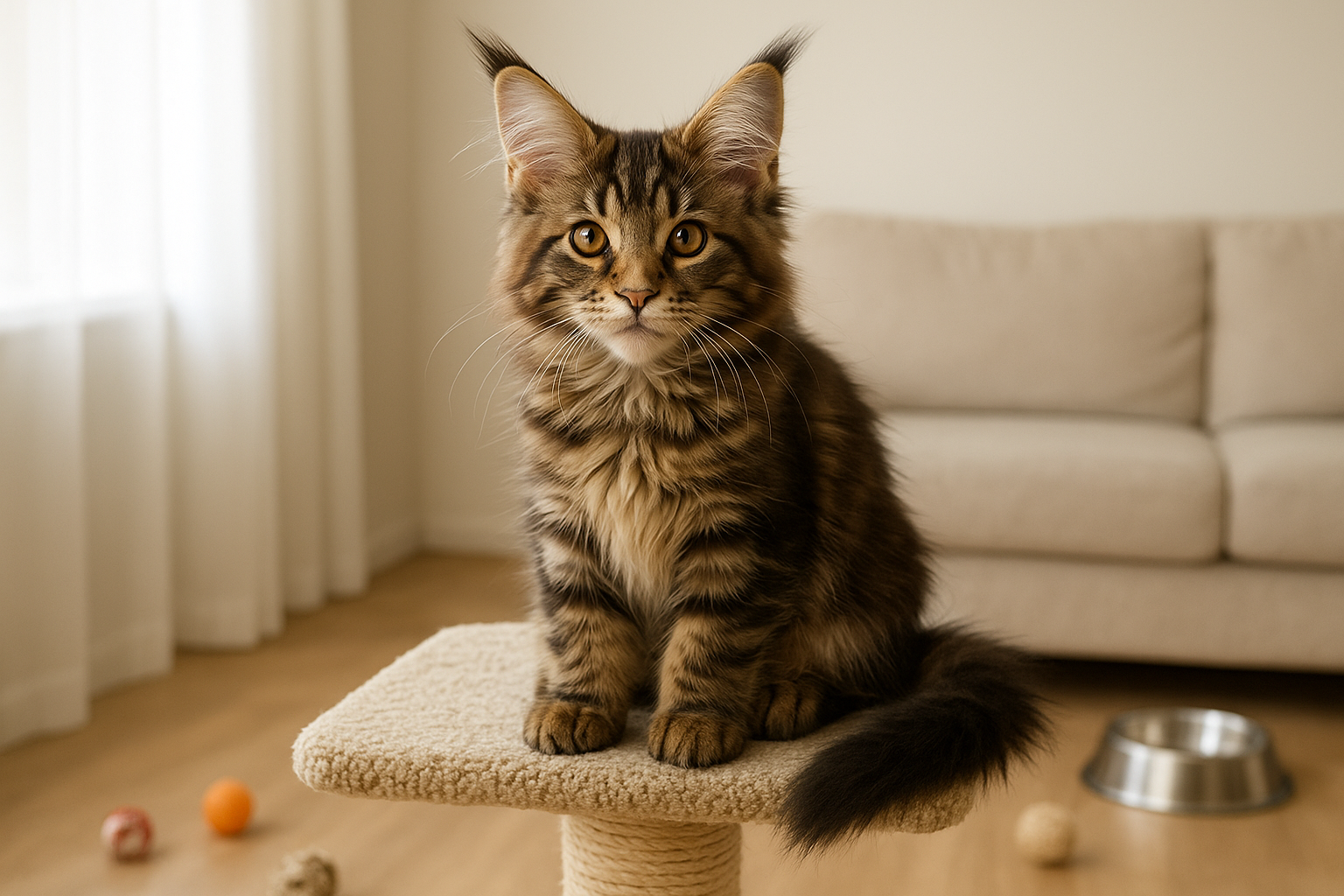 Maine coon cucciolo: crescita, socializzazione e gestione di un gattino che diventerà gigante