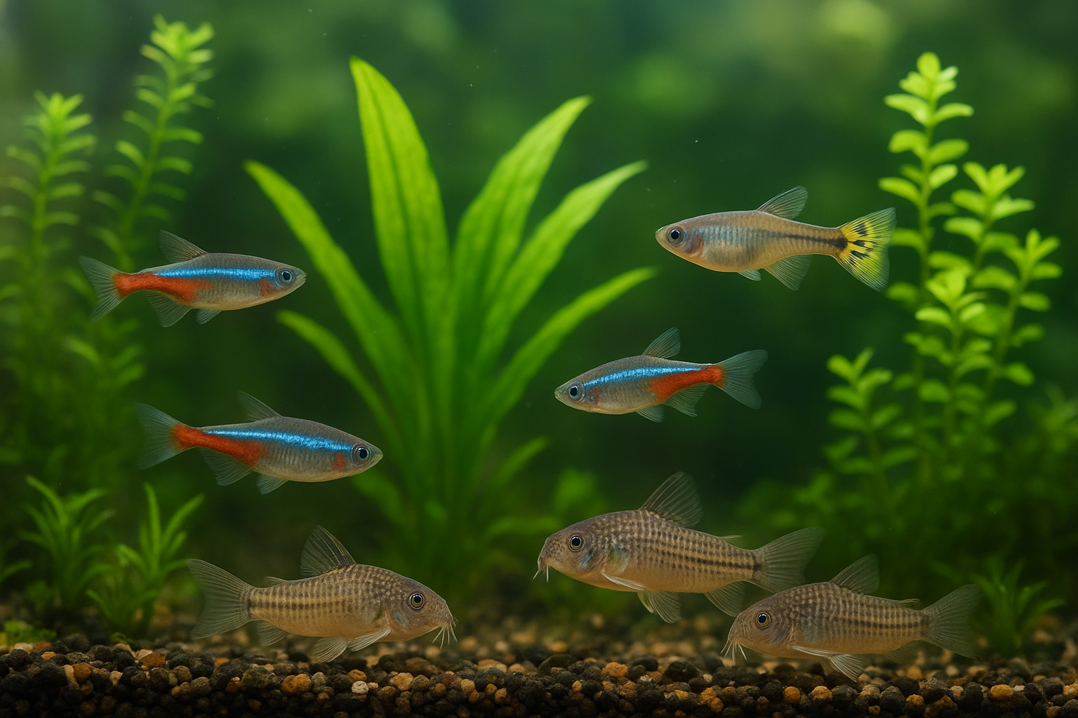 Pesci per acquario di comunità: come scegliere specie compatibili e organizzare la vasca per principianti