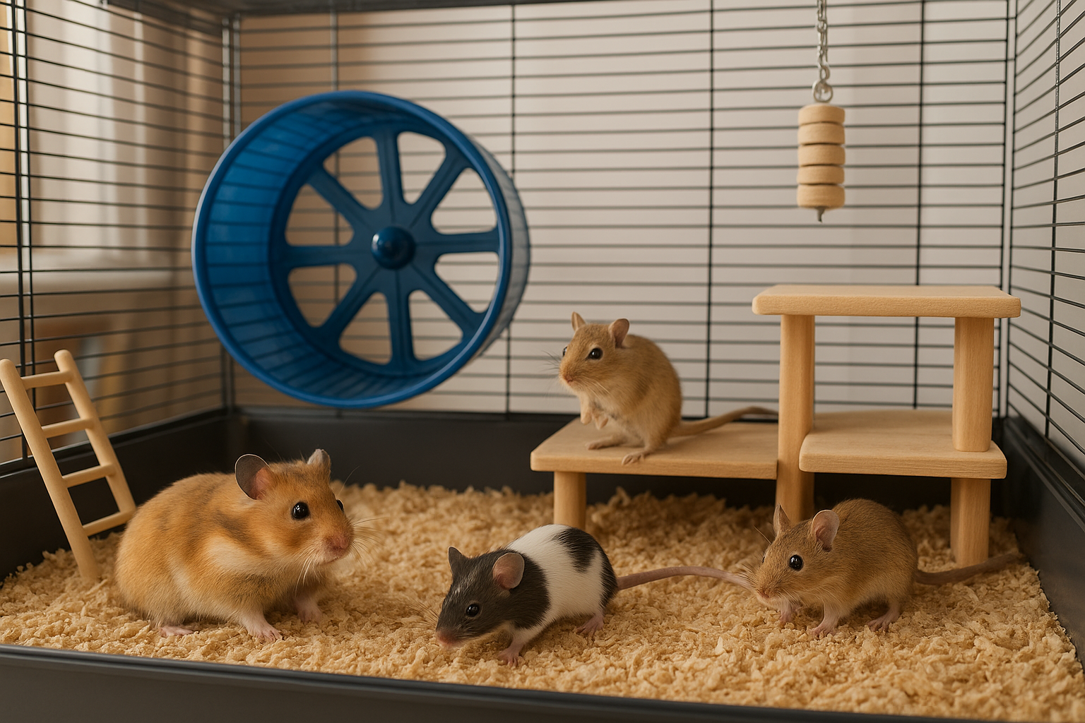 Criceti, gerbilli e topolini domestici: differenze, costi e gestione quotidiana dei piccoli roditori